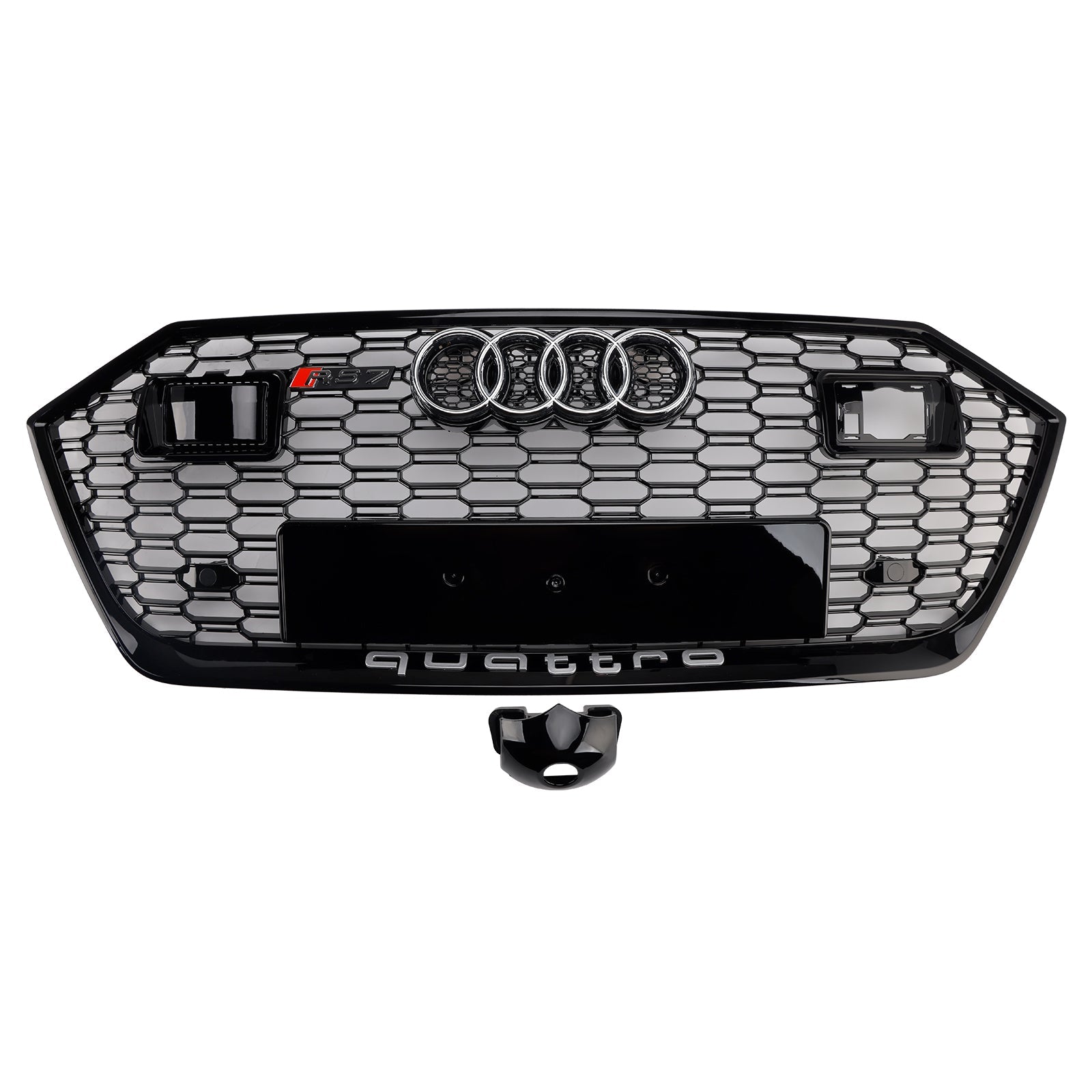 2019-2024 Audi A7 C8 S7 W/ACC Front Bumper Grille Grill Black