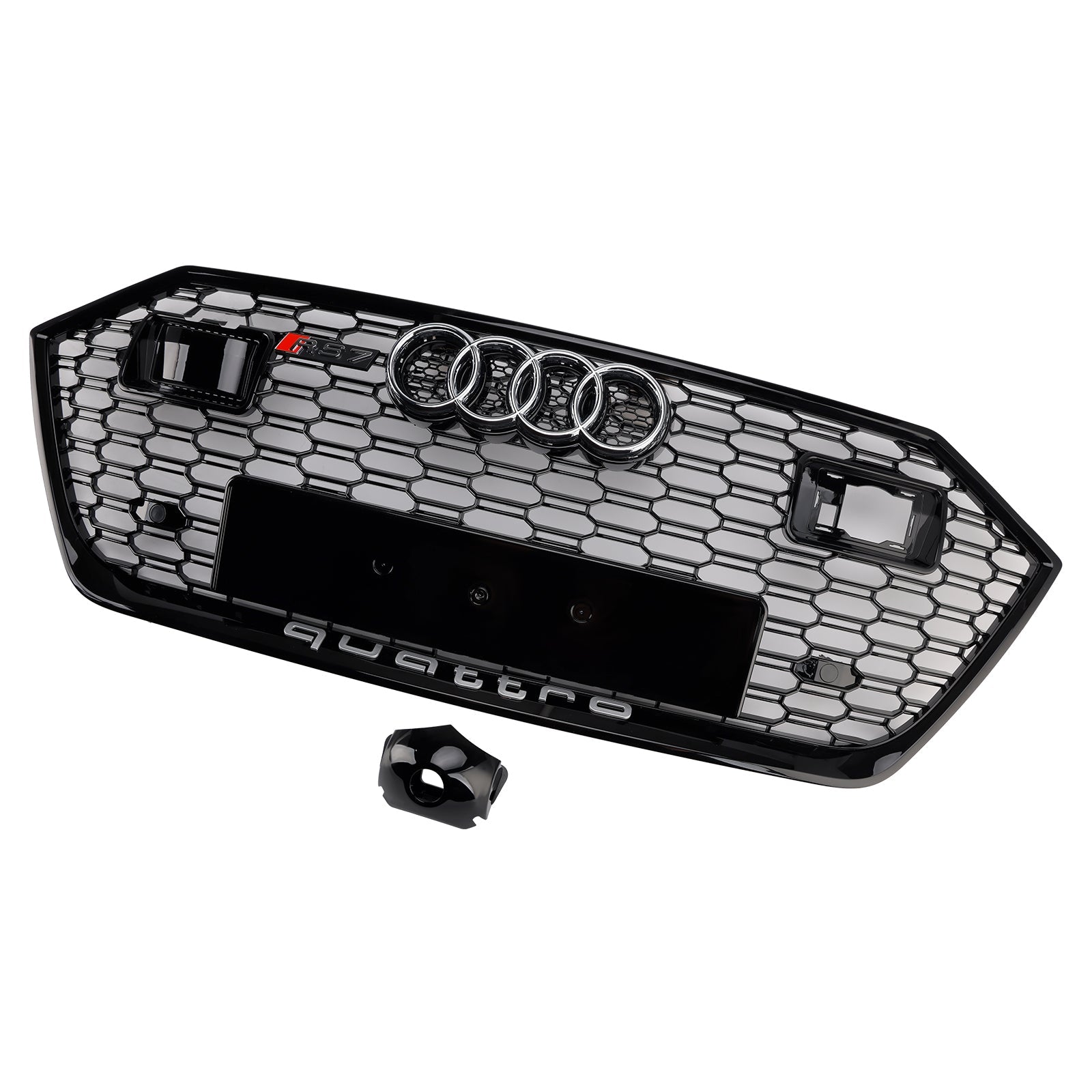 2019-2024 Audi A7 C8 S7 W/ACC Front Bumper Grille Grill Black