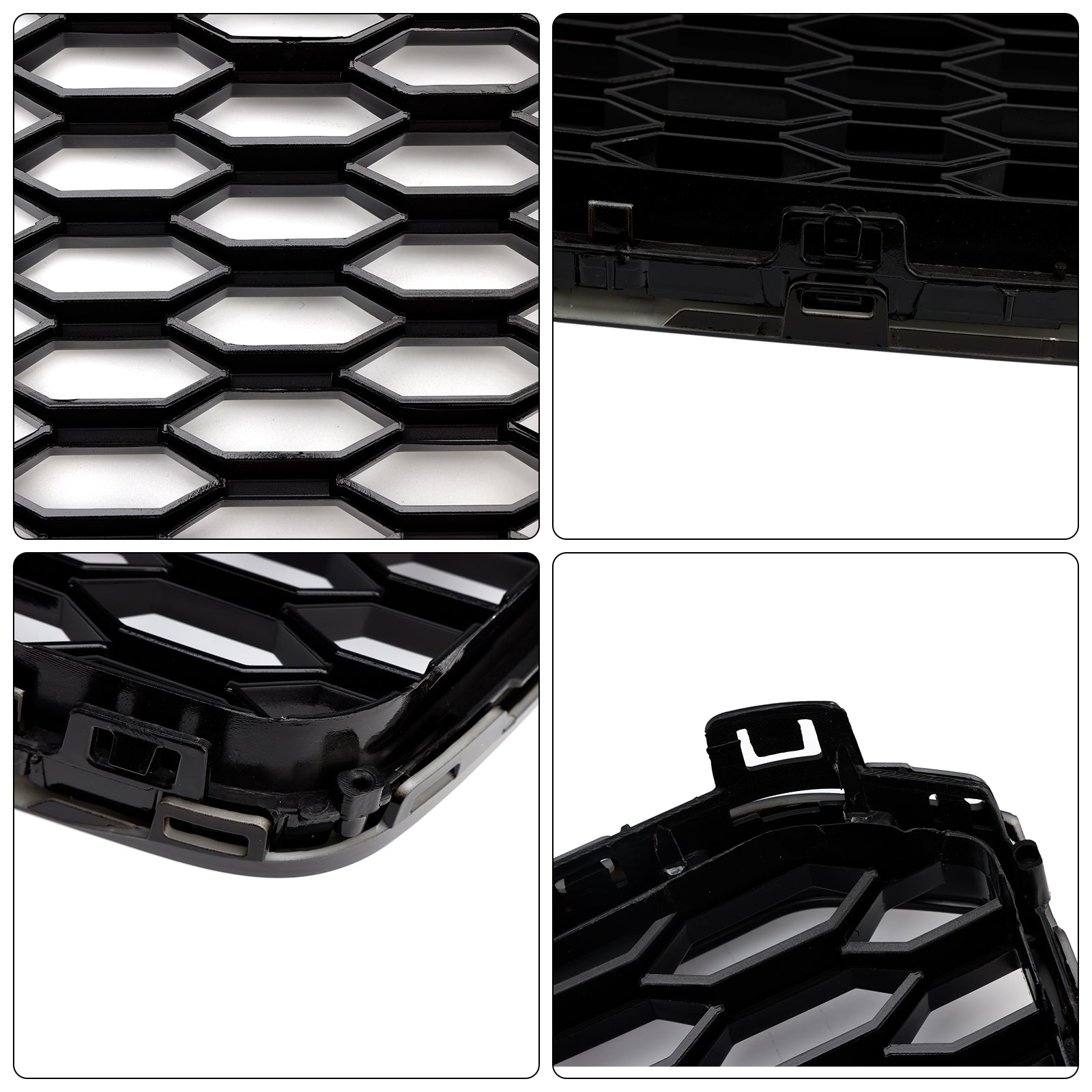 2015-2017 Audi A8 S8 RS8 Style Front Bumper Grille Honeycomb Grill Black