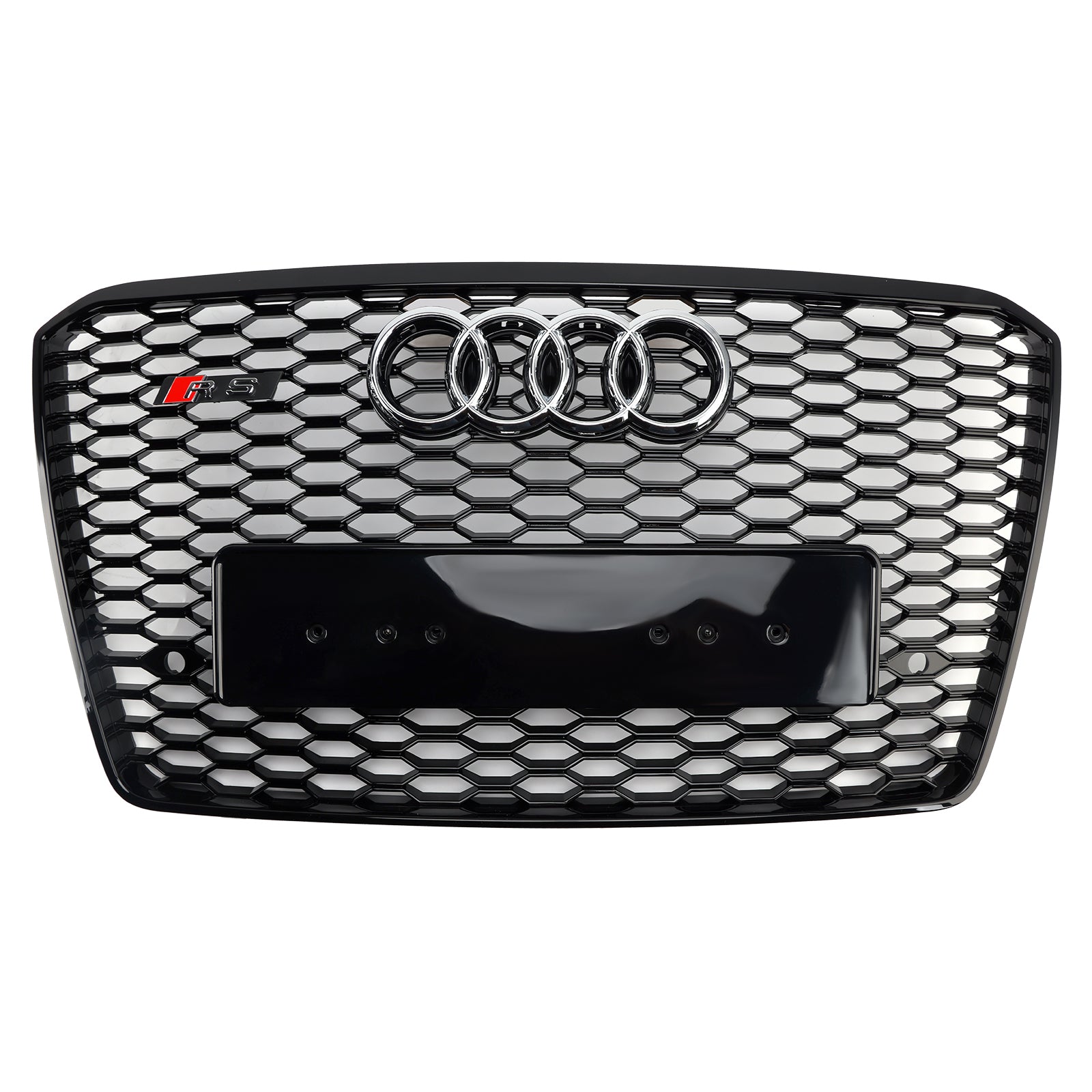 2015-2017 Audi A8 S8 RS8 Style Front Bumper Grille Honeycomb Grill Black