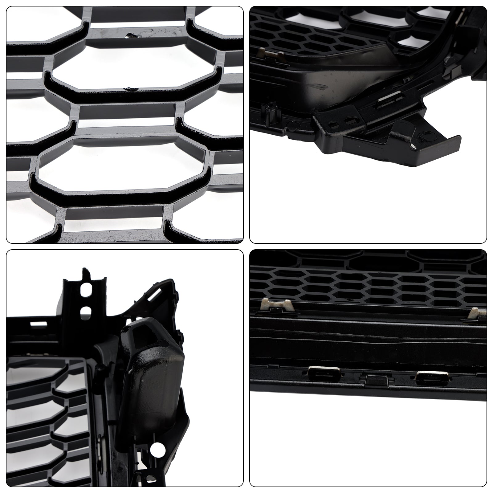 2016-2020 Audi Q2 Pre-Facelift Gloss Black Front Honeycomb Grille Grill