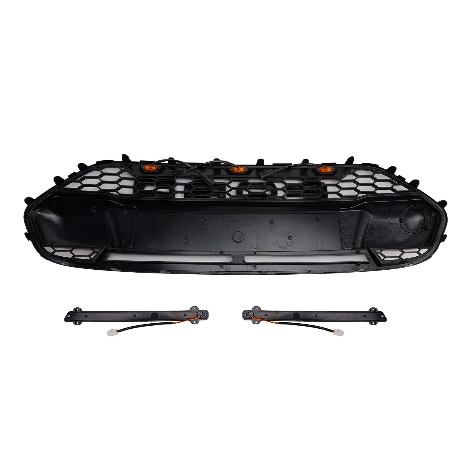 2014-2018 Ford Transit Connect W/LED Black Front Bumper Grill Grille