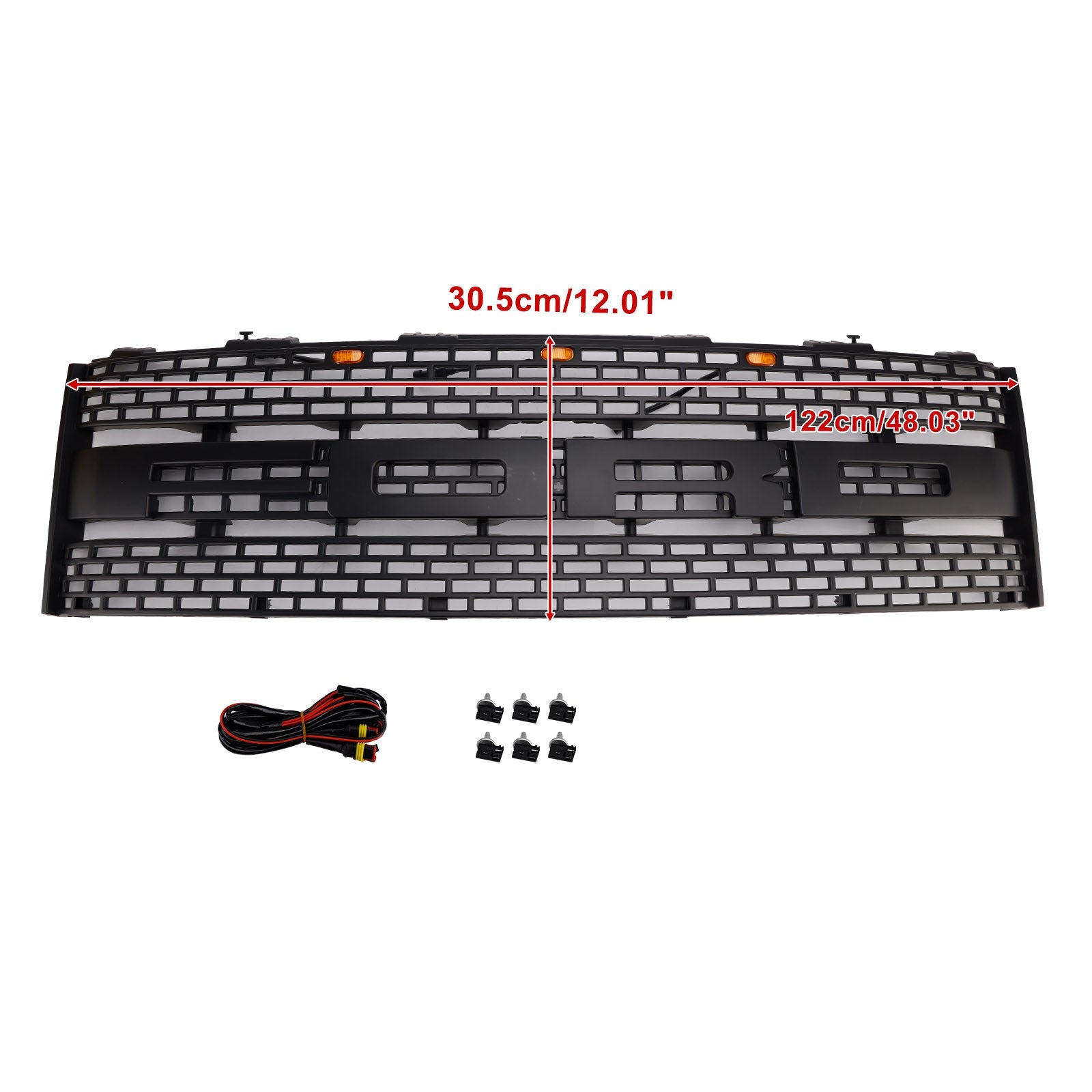 2010-2014 Ford F150 Raptor W/O Camera Hole Front Bumper Grille CL3Z8200DA