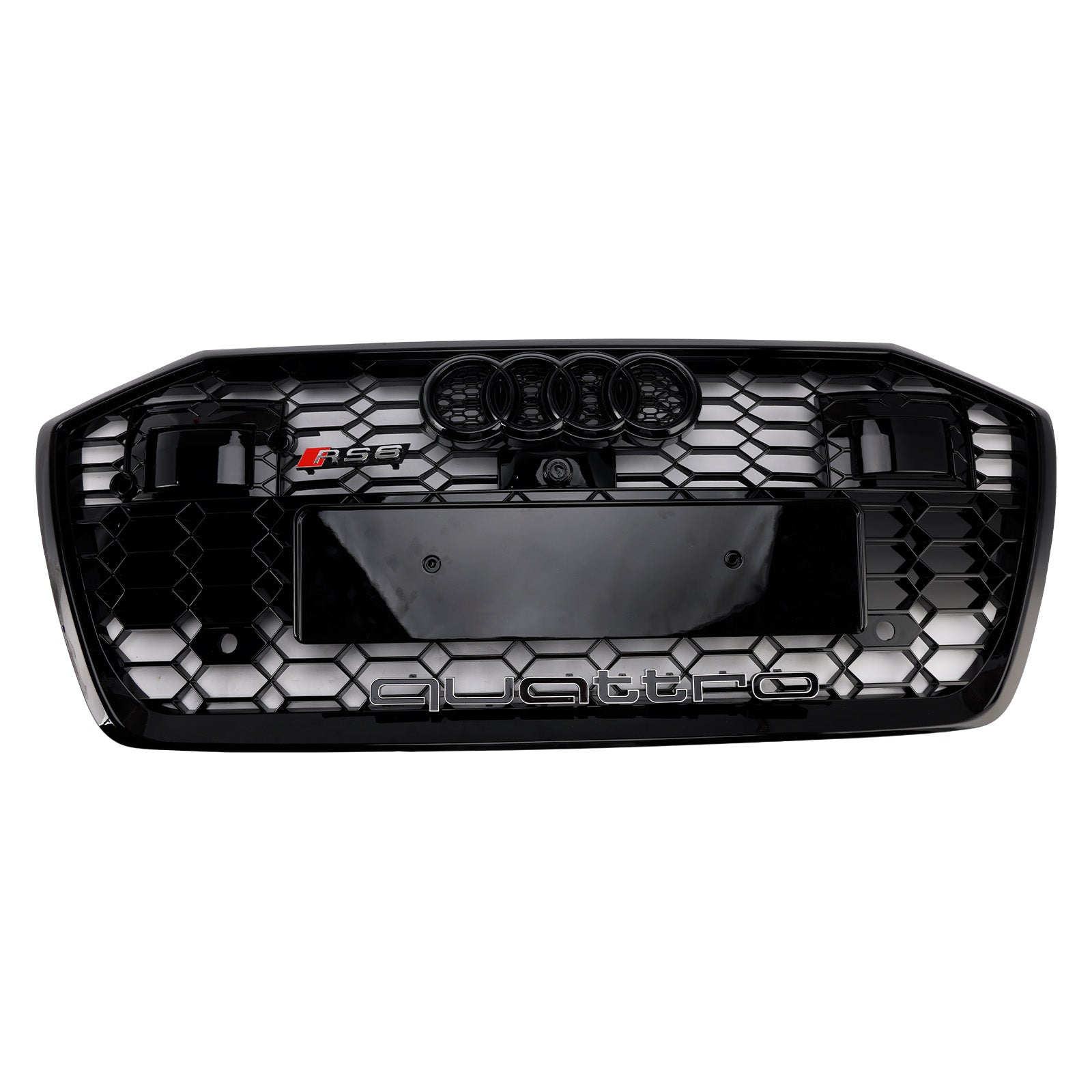 2019-2023 Audi A6 S6 W/ACC RS6 Style Honeycomb Mesh Front Grille Grill