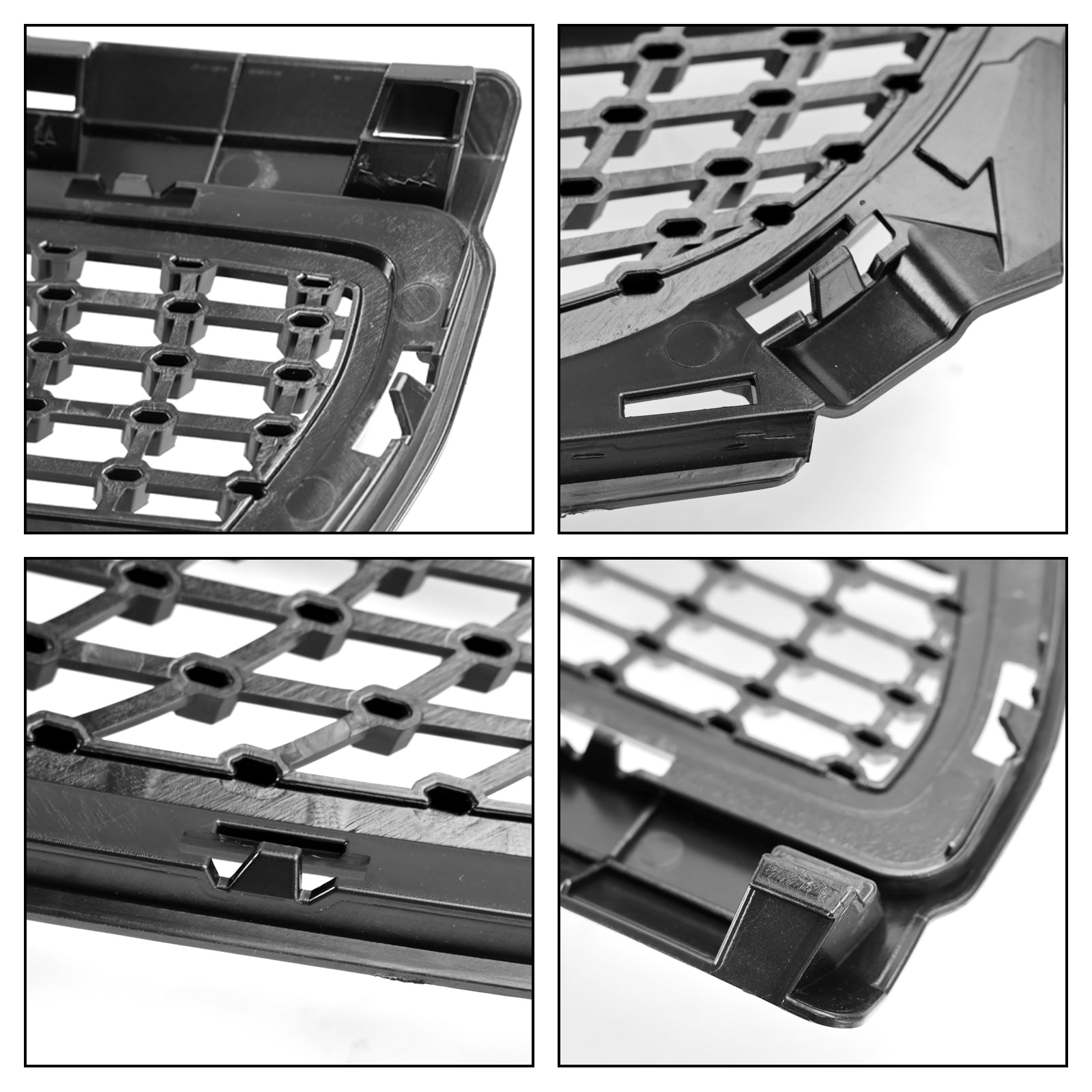 Front Bumper Grill Grille Fit Mercedes Benz B-Class W246 2011-2014 Diamond