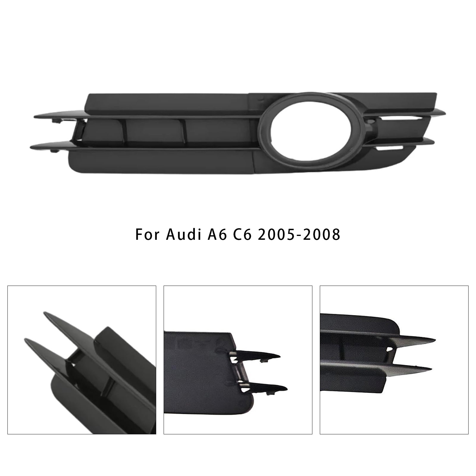 2005-2008 Audi A6 C6 Car Left Side Fog Light Grille Cover 4F0807681A