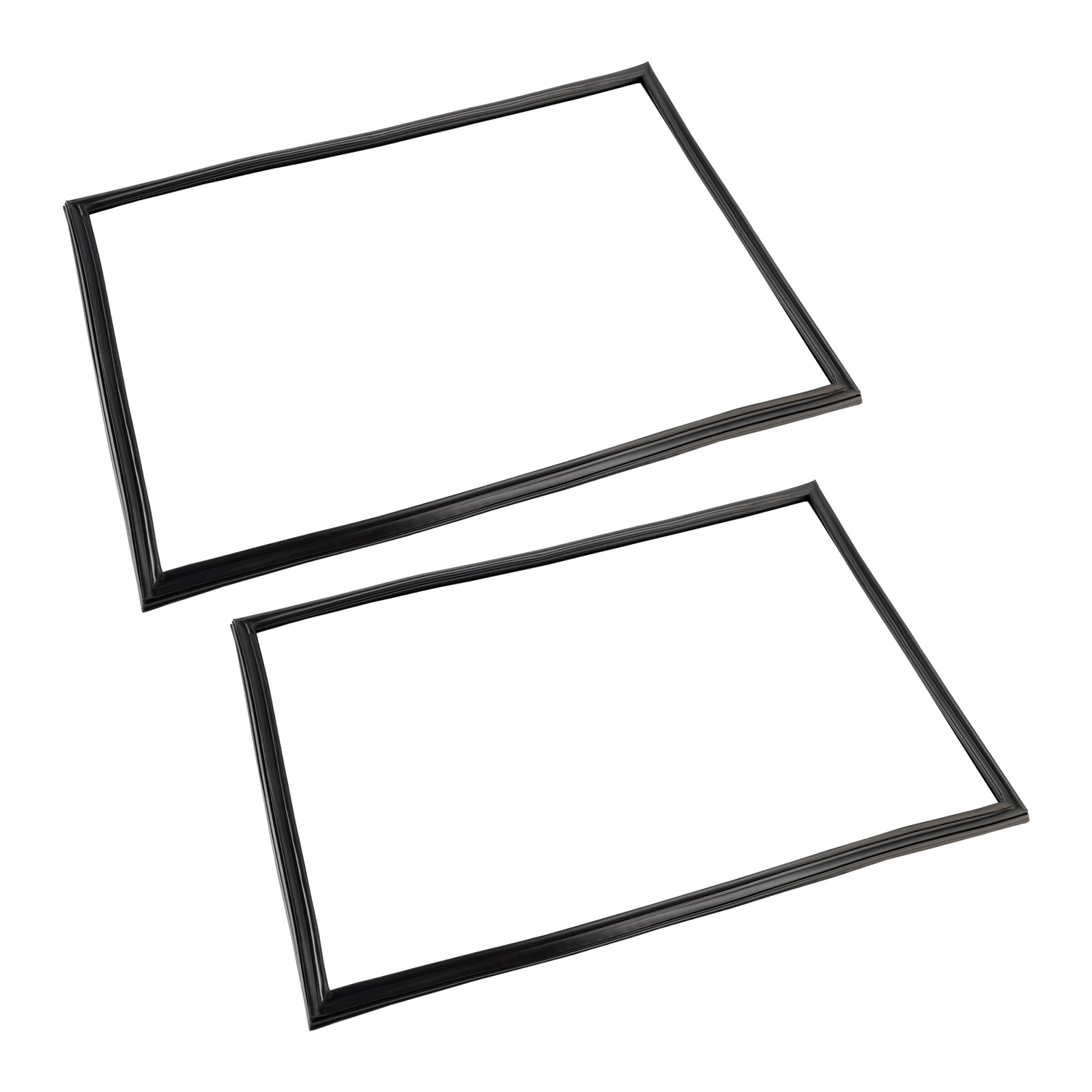 2 Pcs W10436252 Freezer Door Gasket for Maytag Refrigerator W10131754 W10164041