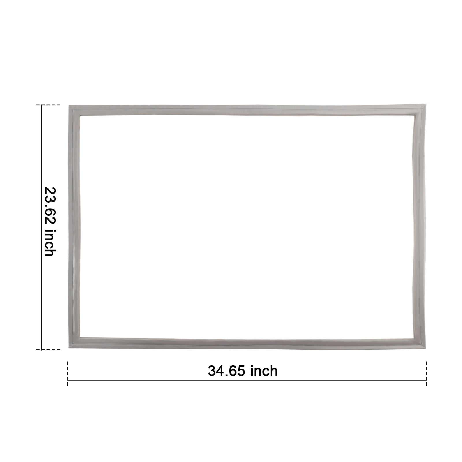 2 Pcs DA97-12522J Freezer Door Gasket for Samsung Refrigerator AP5623489 3973455