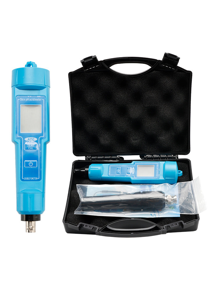 PH Meter Thermometer Pen For Food Fruit Meat Soil Lab Digital Acidity PH Tester