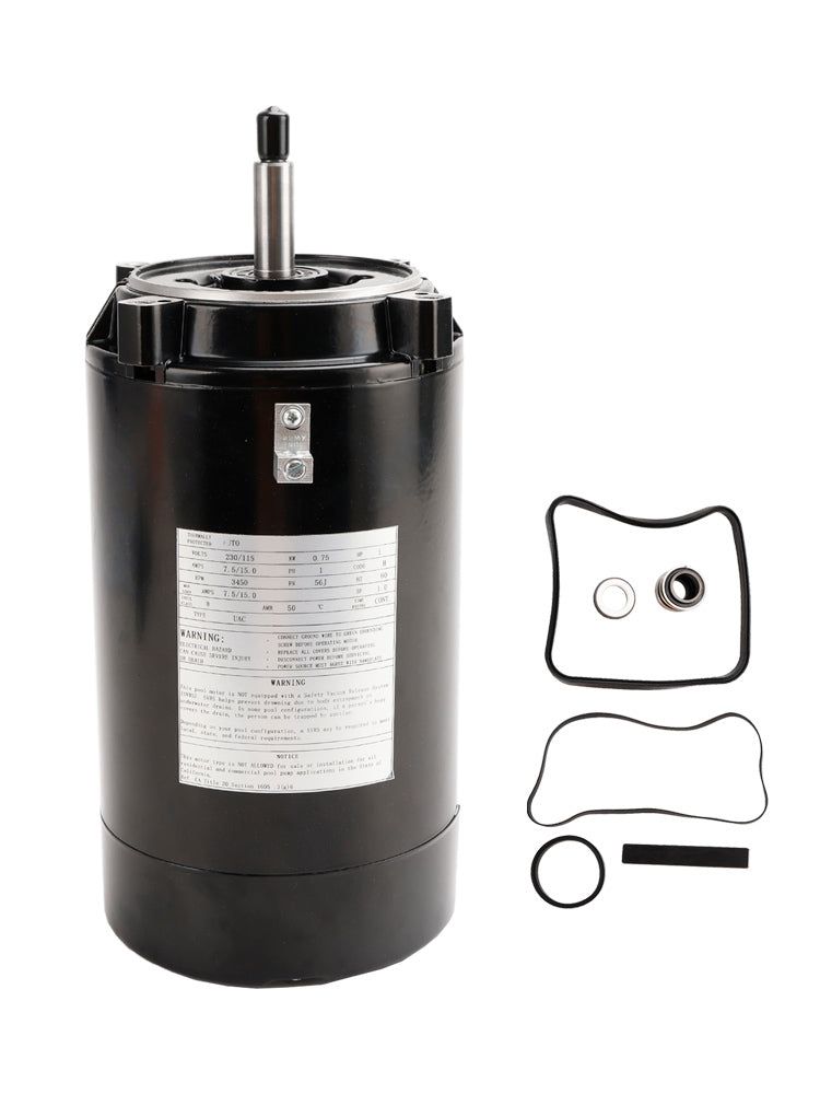 Hayward Max Flow Super Pump Pool Pump Motor and Seal Replacement Kit UST1102