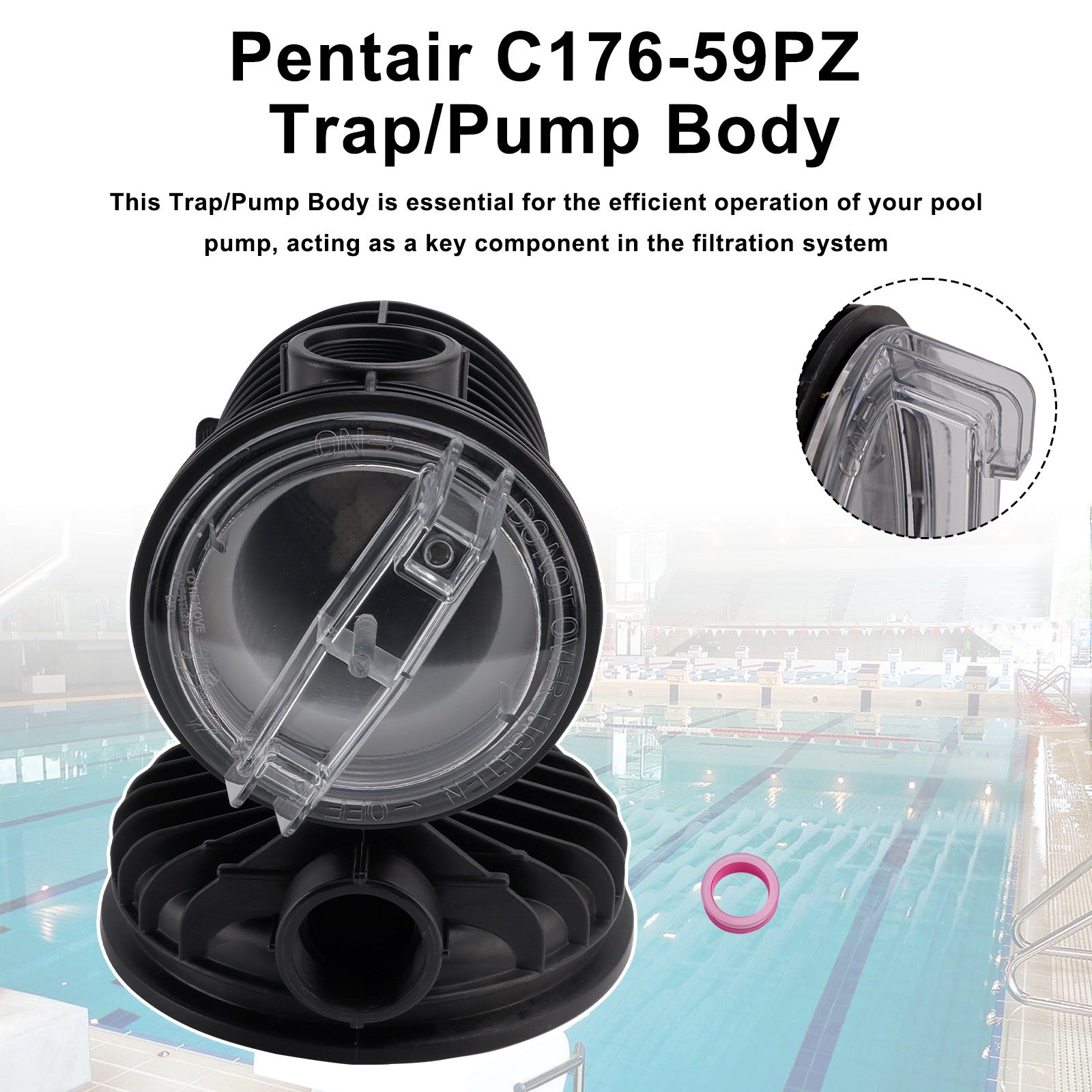 C176-59PZ Tank Body Assembly 15" For Pentair DuraGlas II Pumps