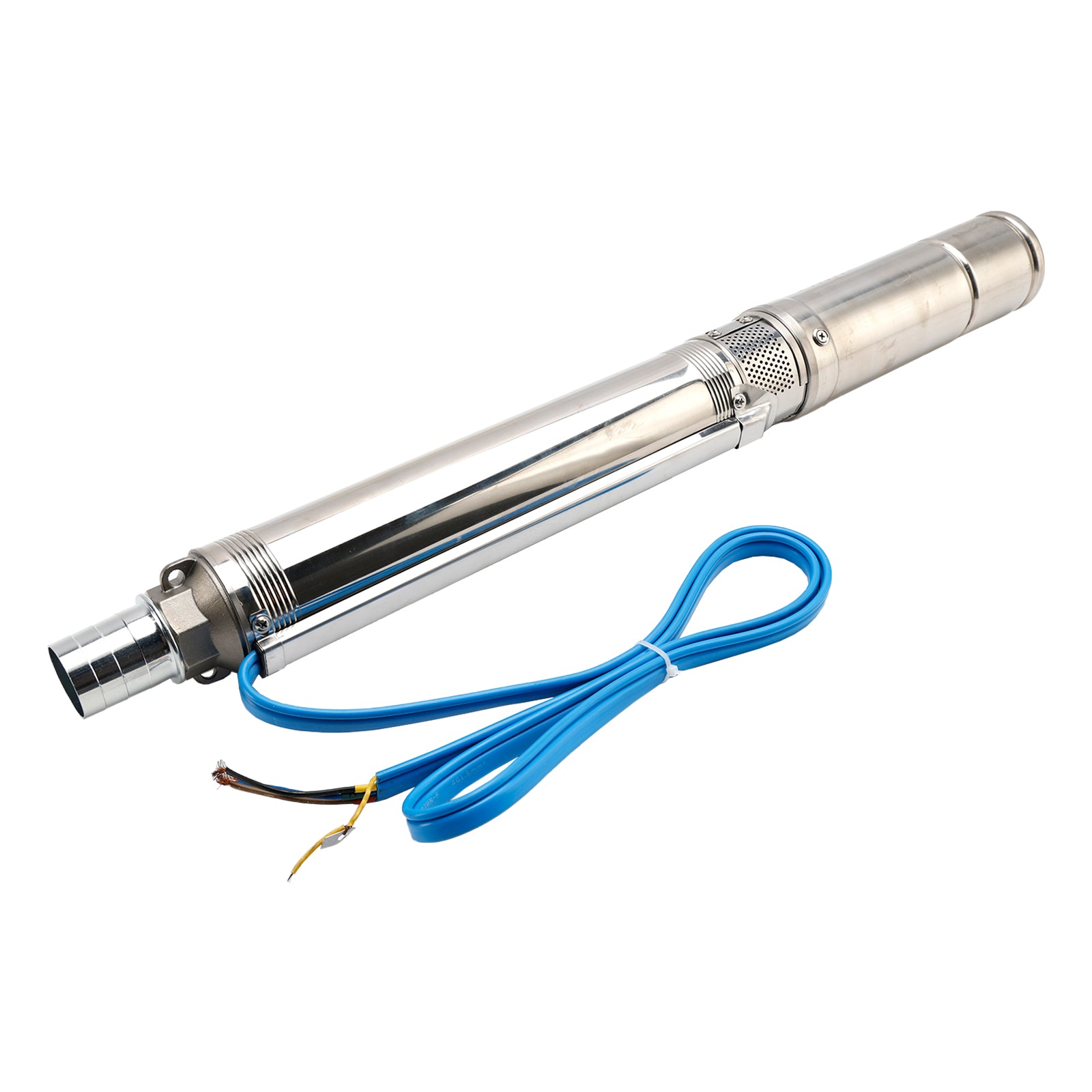 3" 600W Solar Submersible Pump 48V DC Deep Well Pump with MPPT Controller, 197ft Head, 1452 GPH Flow for Farm, Garden, Pool, Industrial Use