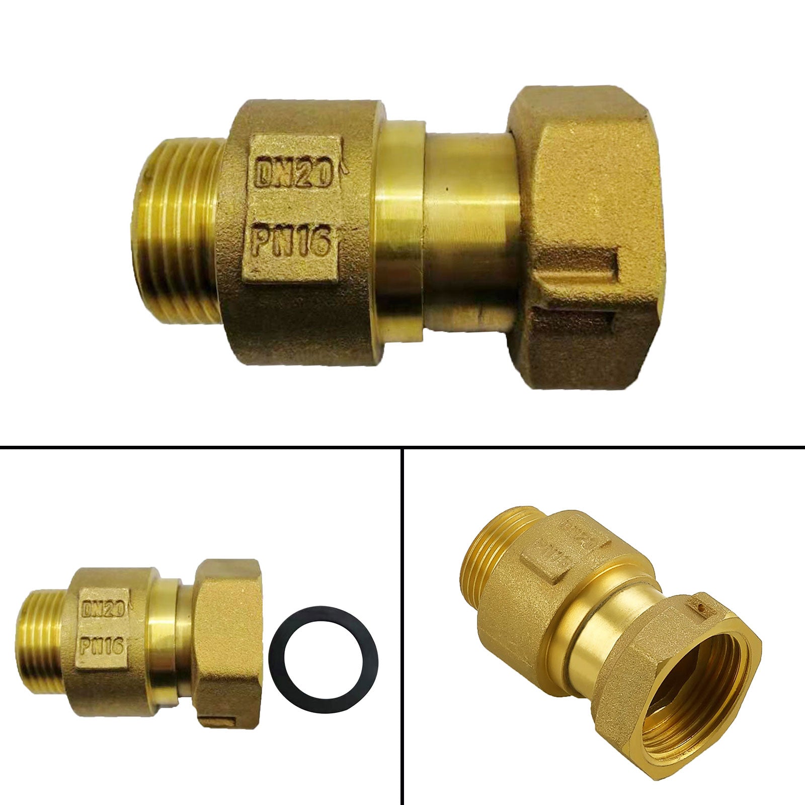 DC 12V Electric Solenoid Valve Water Air 1/2" Brass Normal Closed N/C