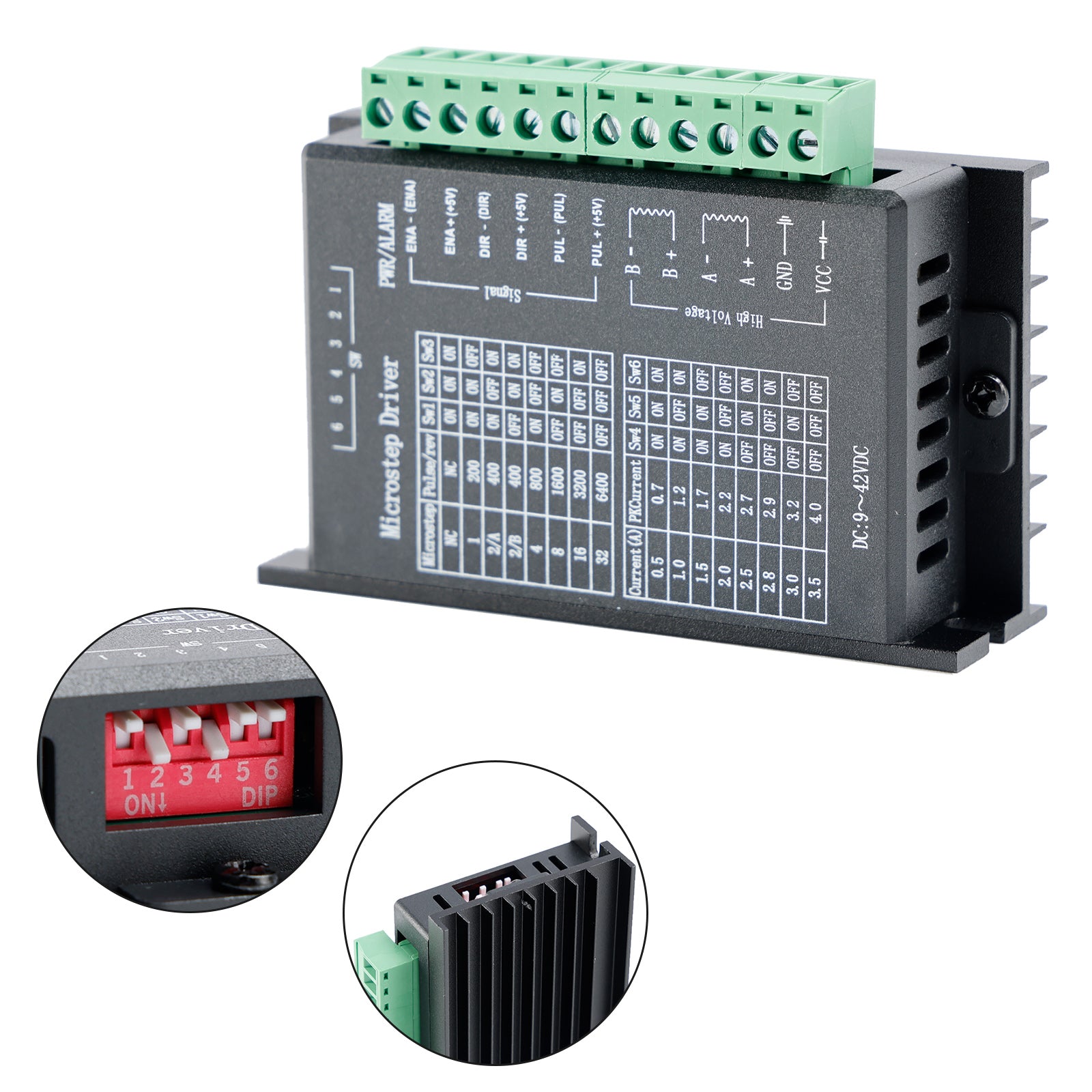 Stepper Motor Driver TB6600 4A DC9-40V For Nema 17 Nema 23 42/57/86 Motor