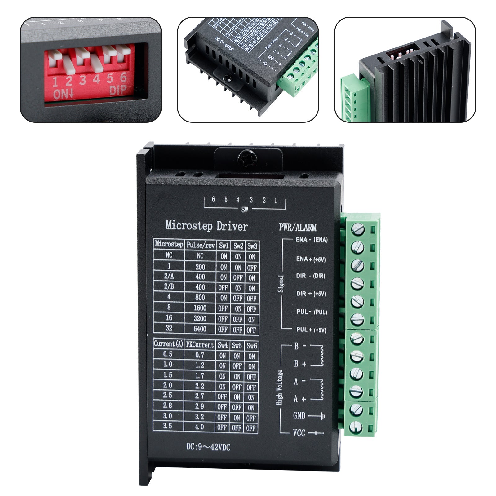 Stepper Motor Driver TB6600 4A DC9-40V For Nema 17 Nema 23 42/57/86 Motor