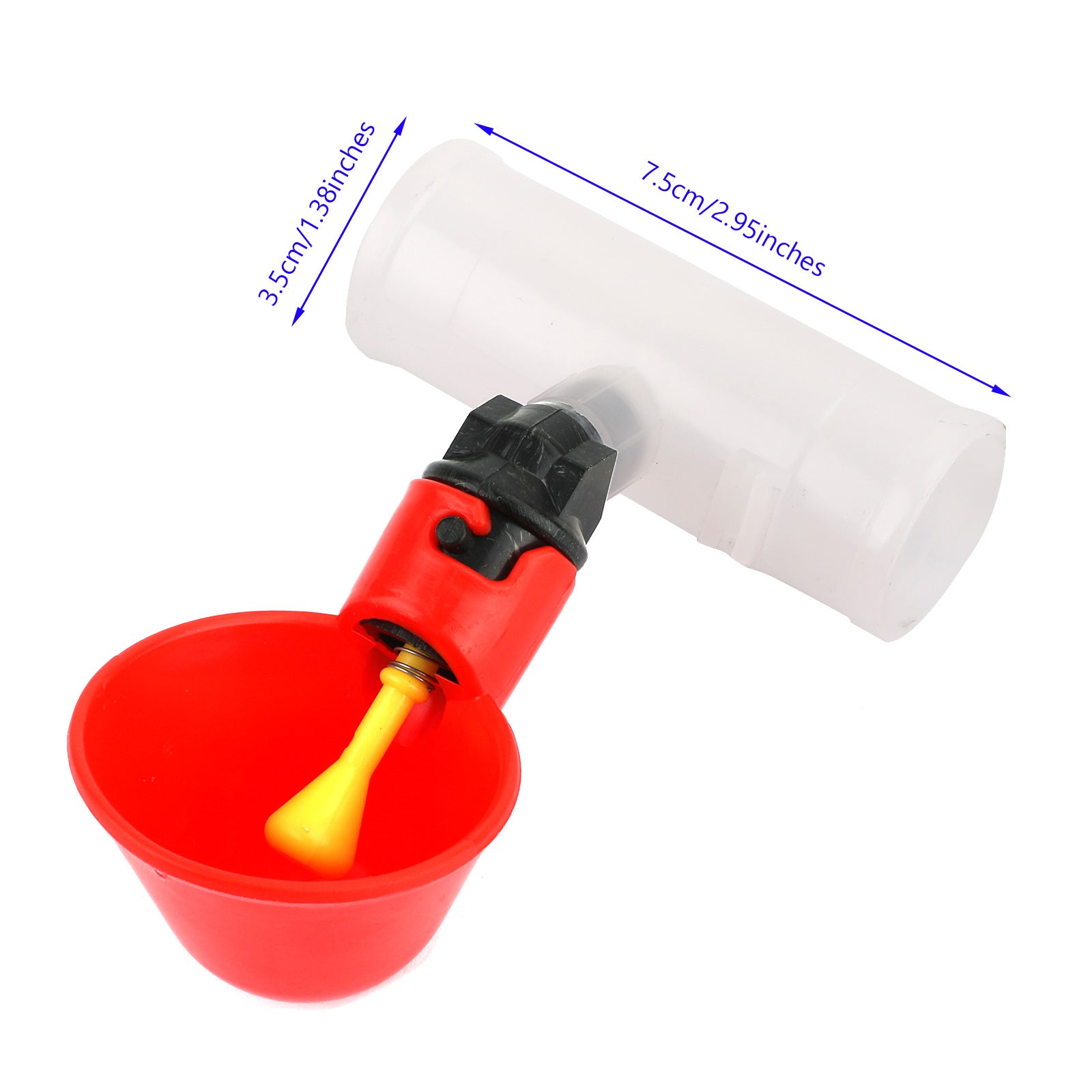 4PCS Water Drinking Cups Chicken Waterer Automatic Poultry Drinkers CA Market