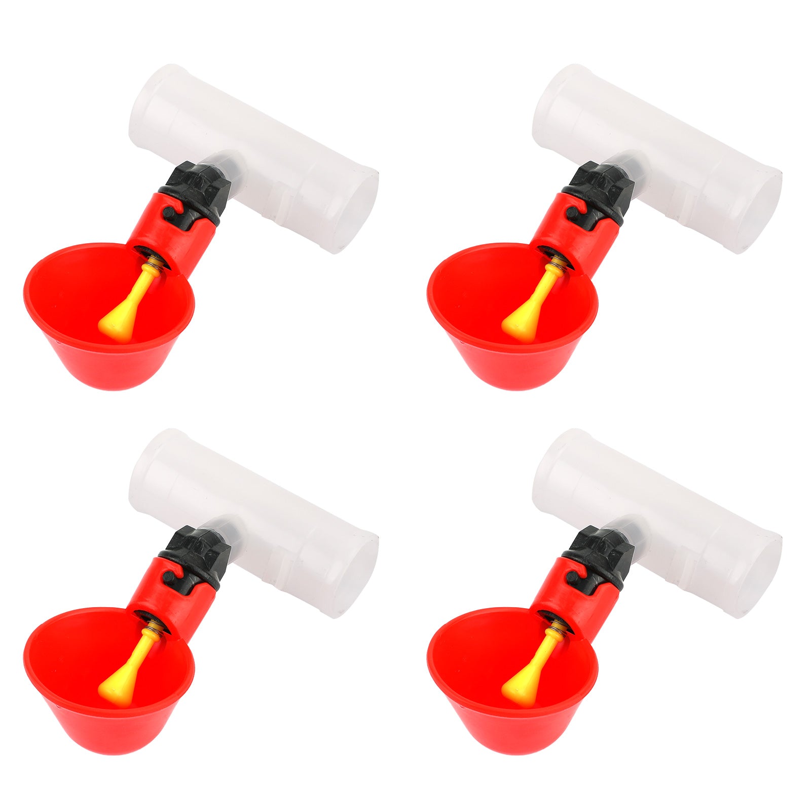 4PCS Water Drinking Cups Chicken Waterer Automatic Poultry Drinkers CA Market