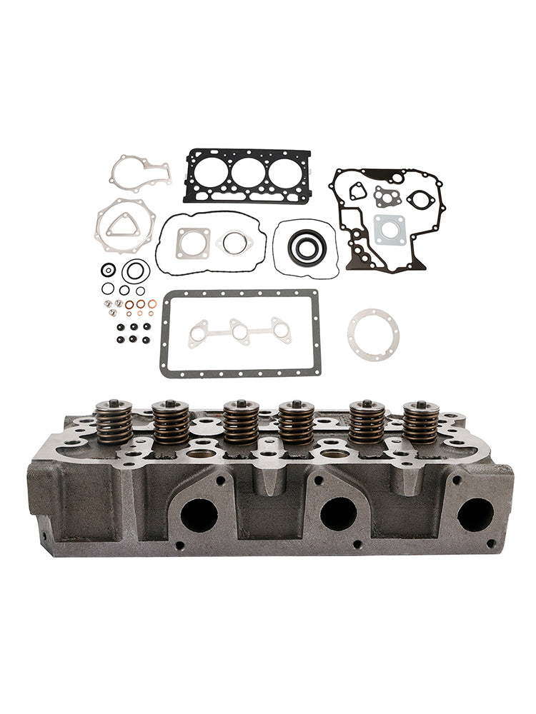 Kubota D902 RTV900 트랙트 1G962-03045 용 완전한 실린더 헤드+개스킷 키트