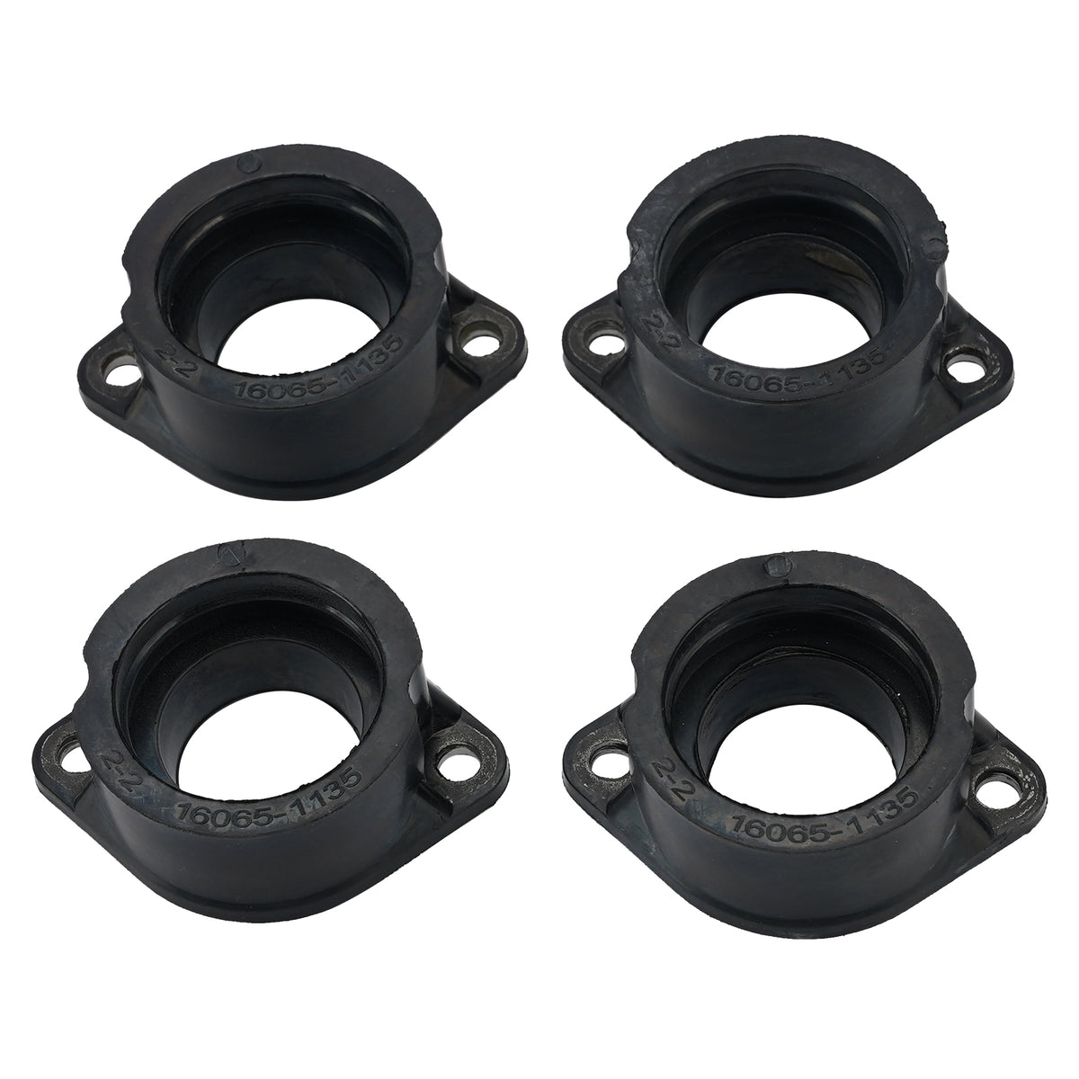 1981-1982 16065-1135 Kawasaki KZ1000 KZ1100 Intake Manifold Boots kit 4 PCS