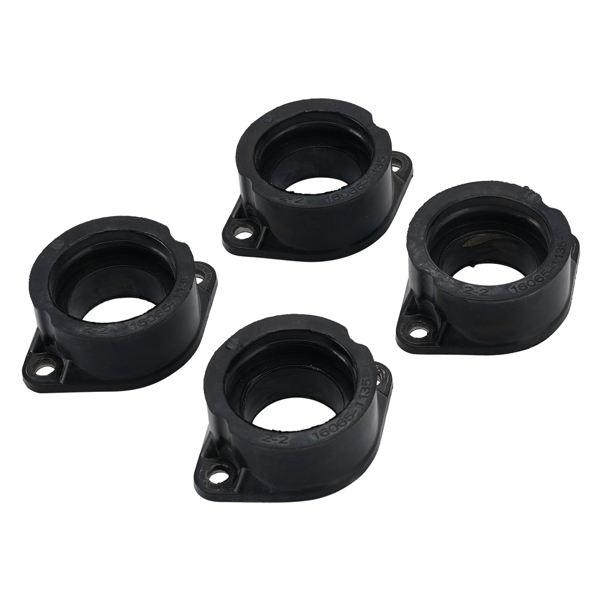 1981-1982 16065-1135 Kawasaki KZ1000 KZ1100 Intake Manifold Boots kit 4 PCS