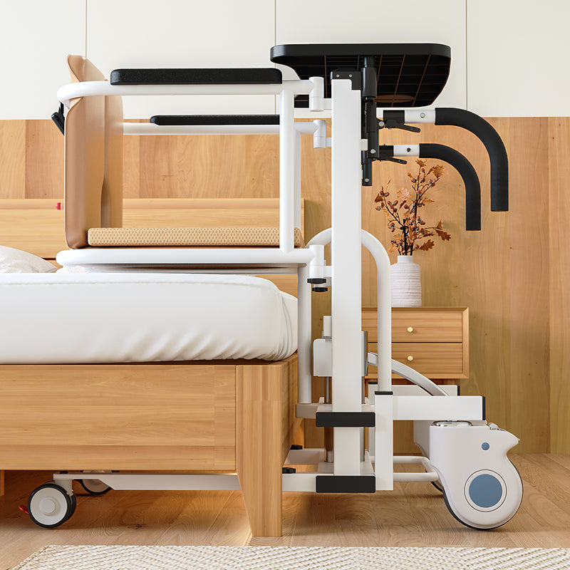 Patient Chair Hydraulic Transferred Lift Wheelchair w/180 degrees Split Seat And Table