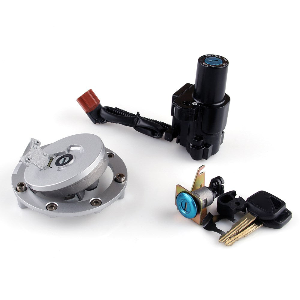 Bloqueo de interruptor de encendido y juego de llaves de tapa de combustible para Honda CBR1000RR 2004-2007 genérico
