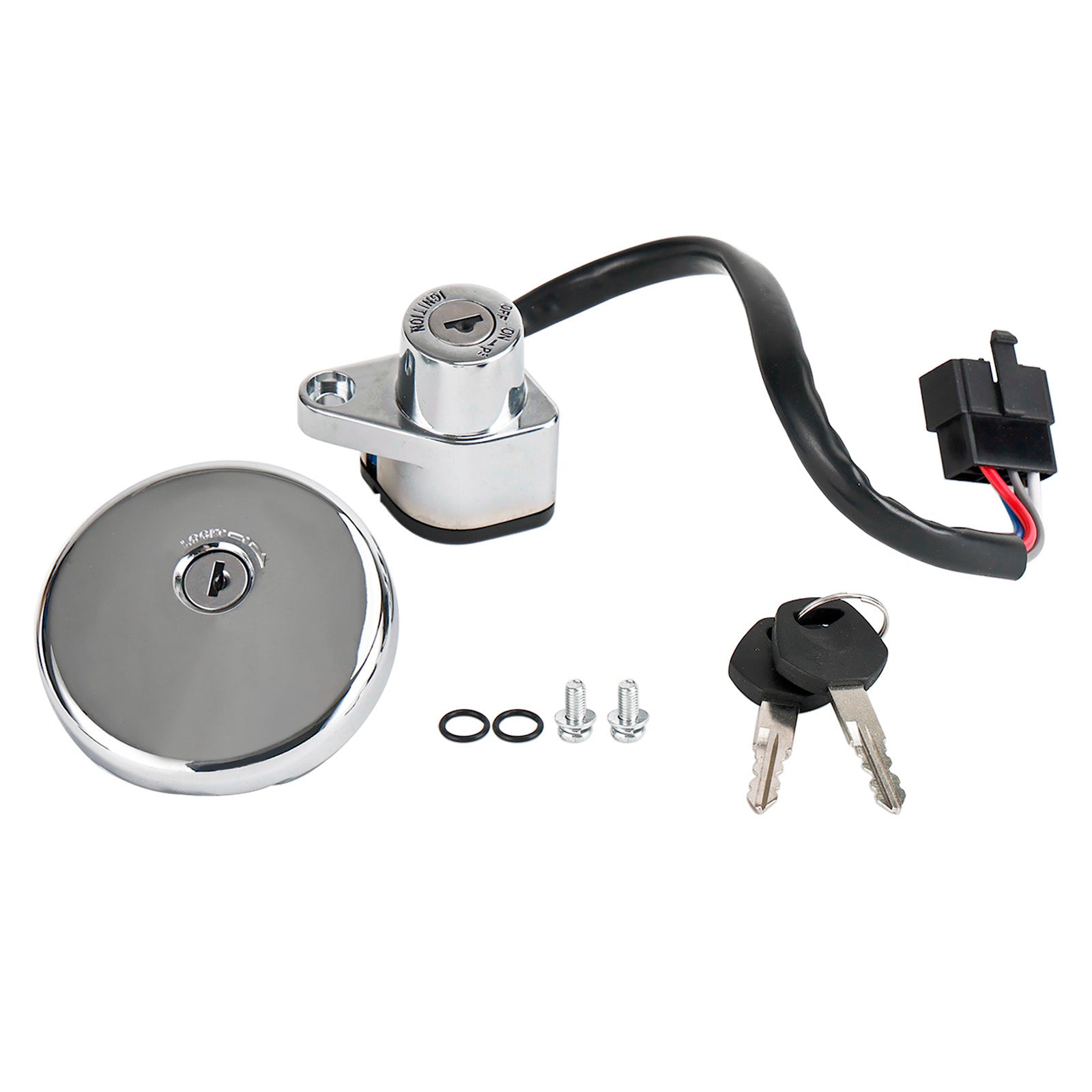 Ignition Switch Fuel Cap For Kawasaki Vulcan VN800 Classic Drifter 500 LTD 01-09 Fedex Express