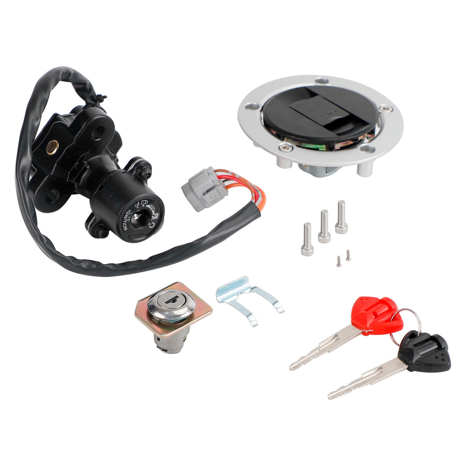 2007-2016 Suzuki GSXR GSX-R 1000 Ignition Lock Fuel Tank Cap And Seat Lock