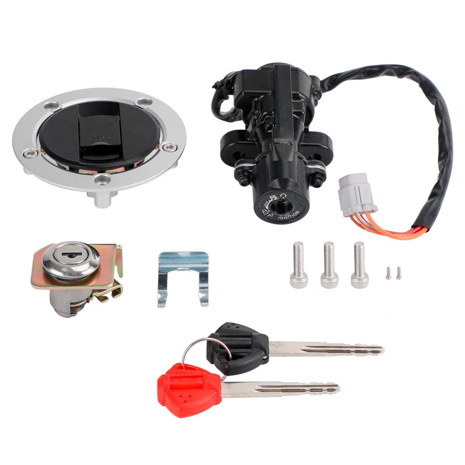 2007-2016 Suzuki GSXR GSX-R 1000 Ignition Lock Fuel Tank Cap And Seat Lock