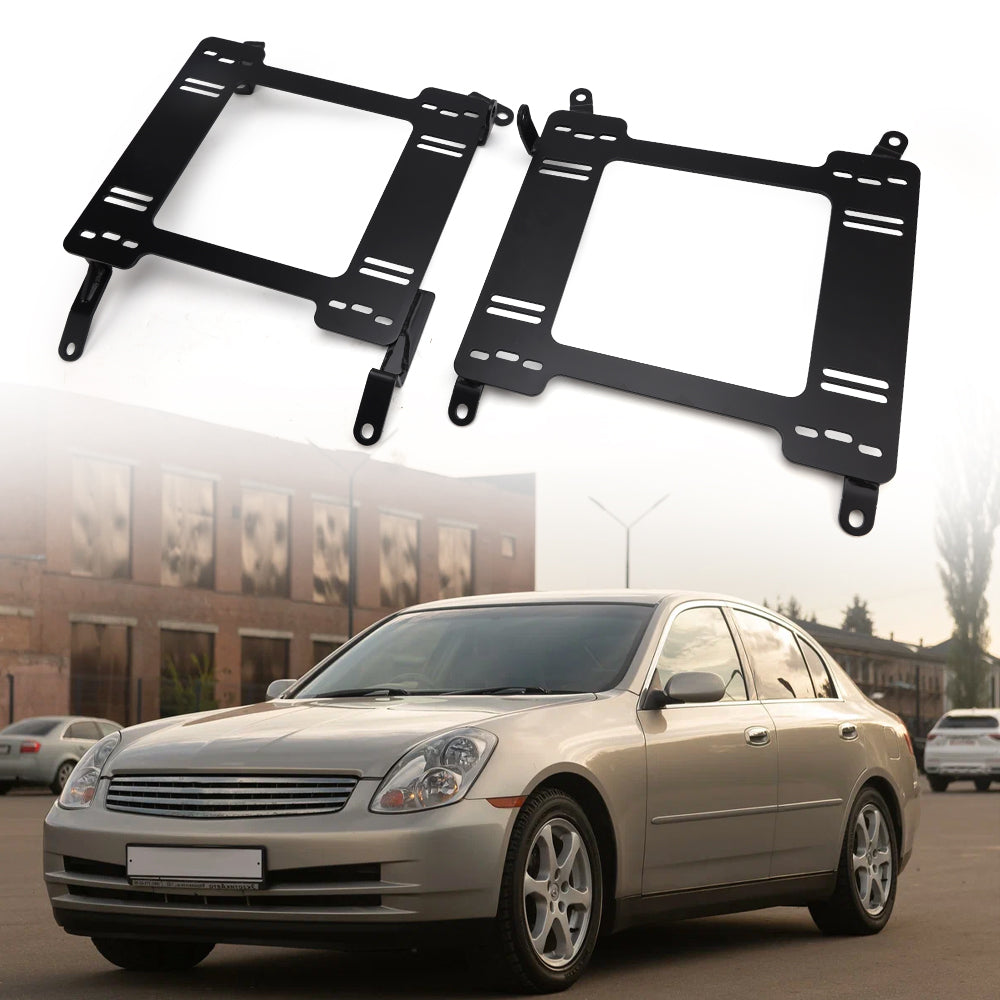 2003-2006 Infiniti G35 2X Low Profile Bracket Rail Seat Brackets Adapter