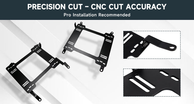 2003-2006 Infiniti G35 2X Low Profile Bracket Rail Seat Brackets Adapter