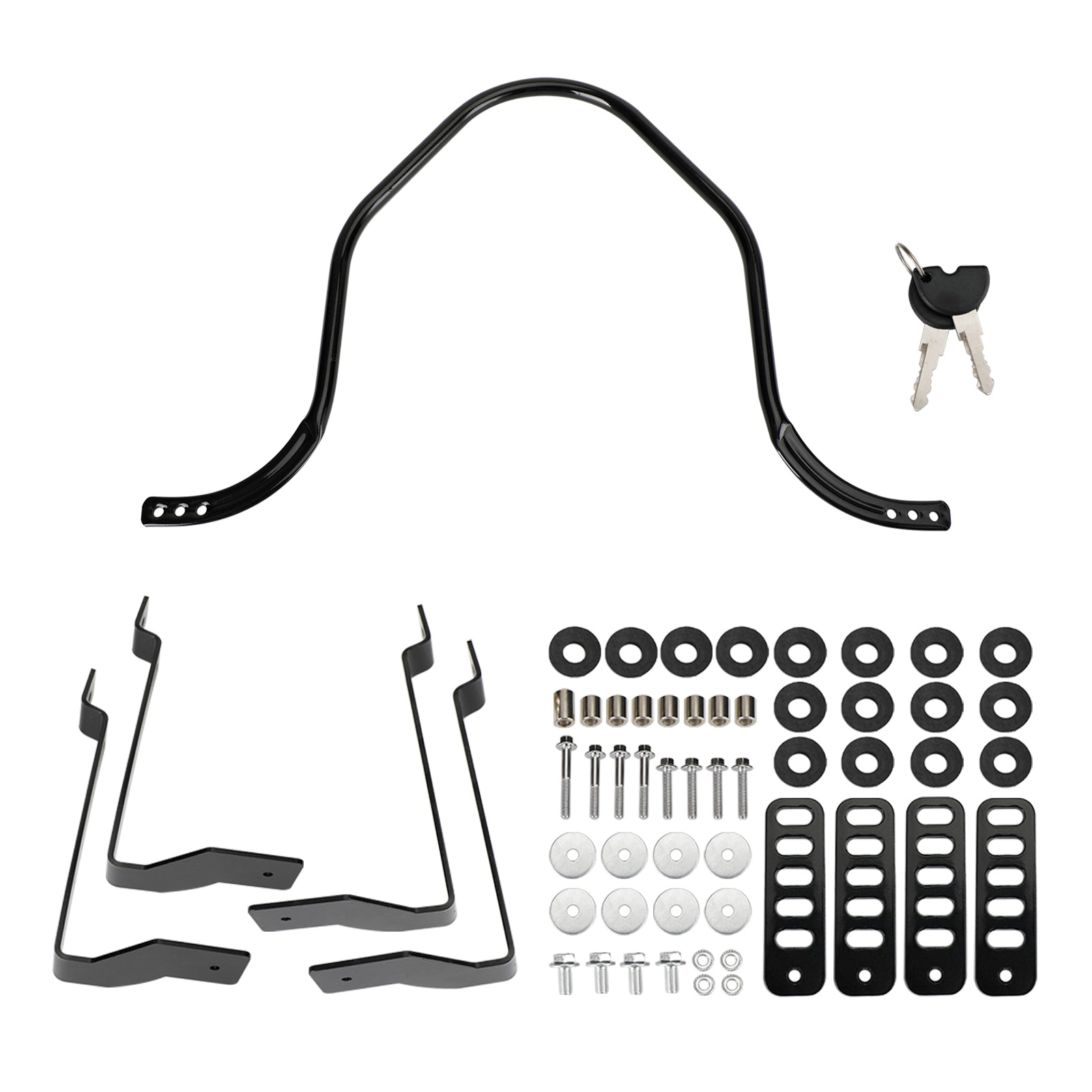 Heavy Duty Mounting Kit & Hard Bags Saddlebags For Fat Boy Softai Road King