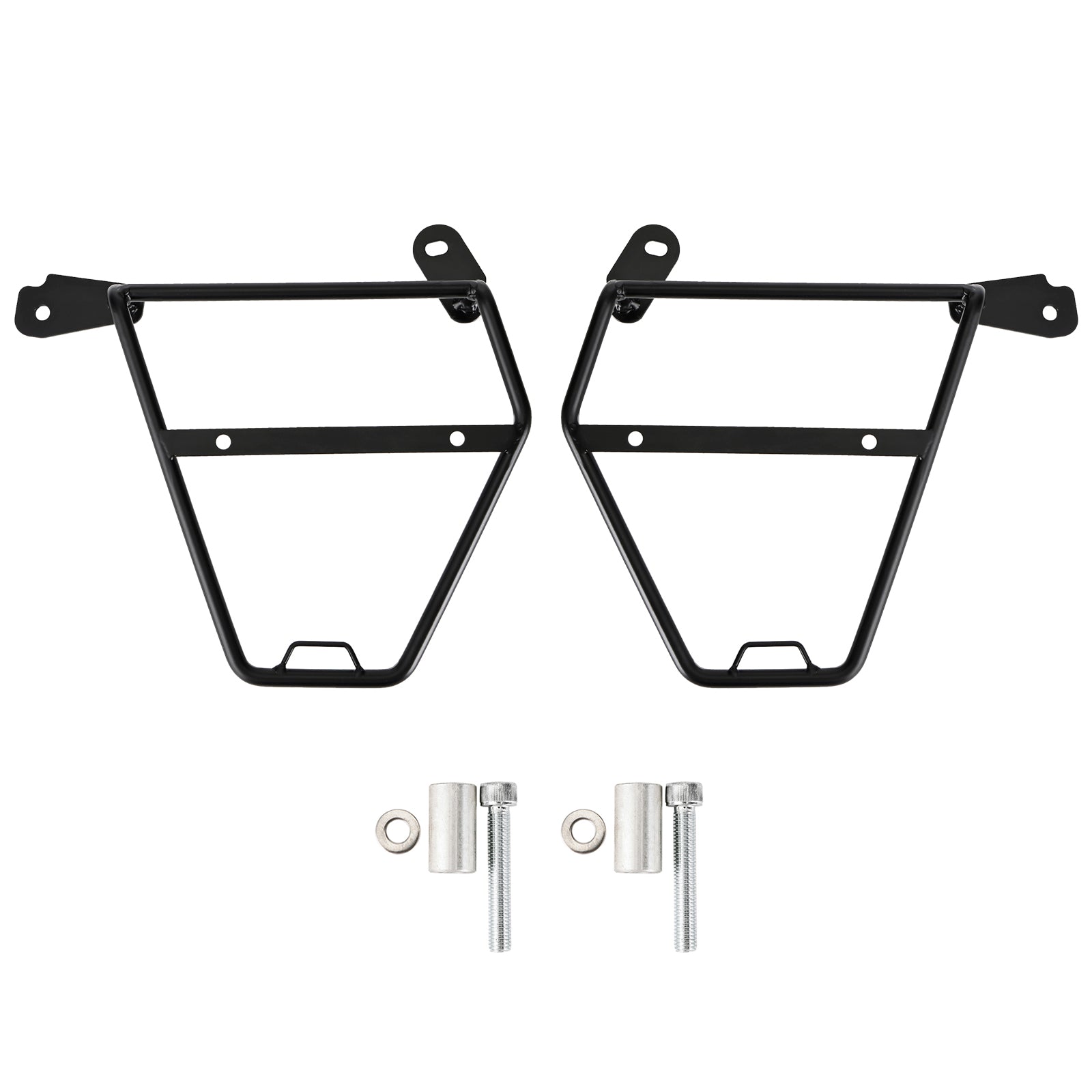 Side Saddle Bag Mounting Bracket Black Fit For HONDA CB GB 350 Hness 21-23