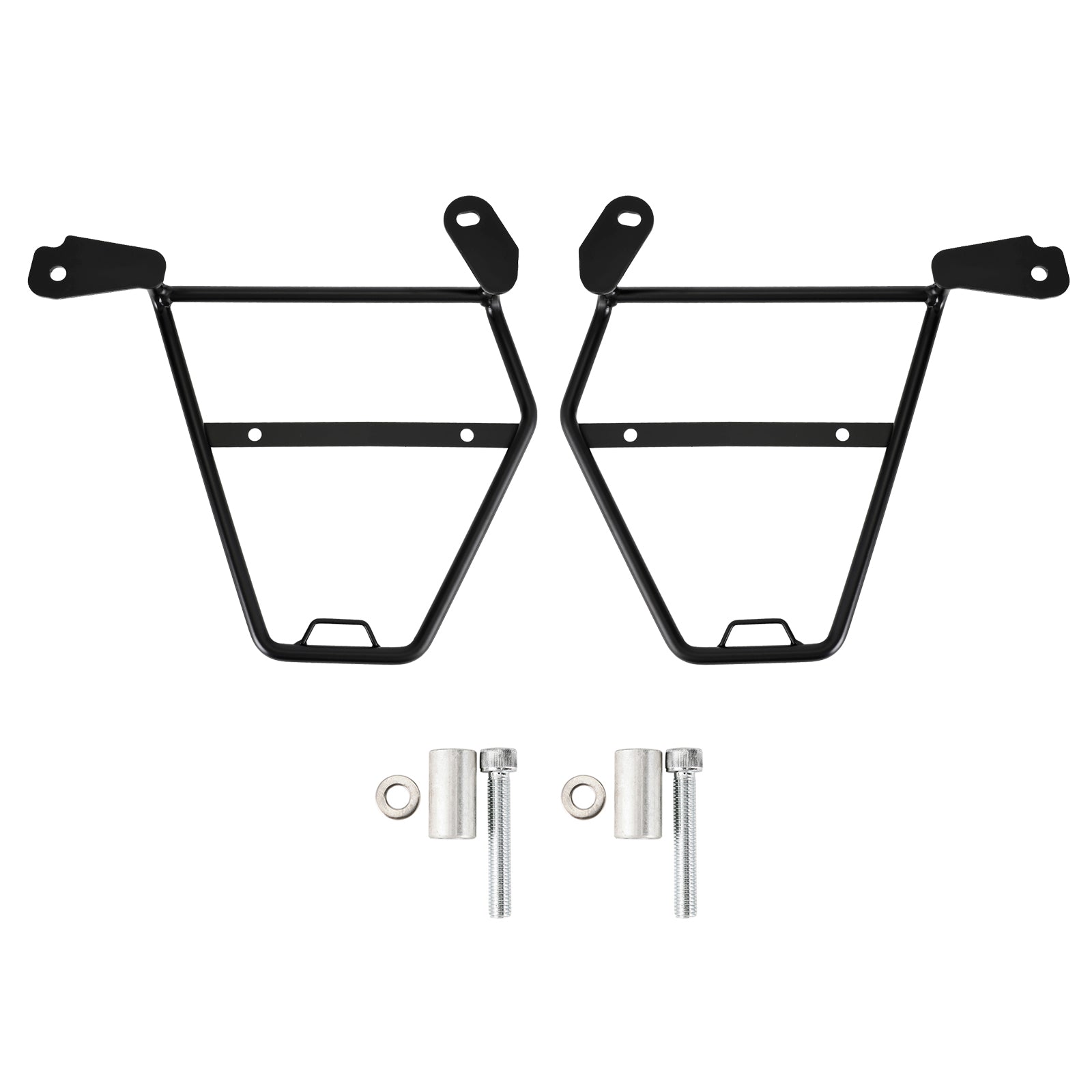 Side Saddle Bag Mounting Bracket Black Fit For HONDA CB GB 350 Hness 21-23