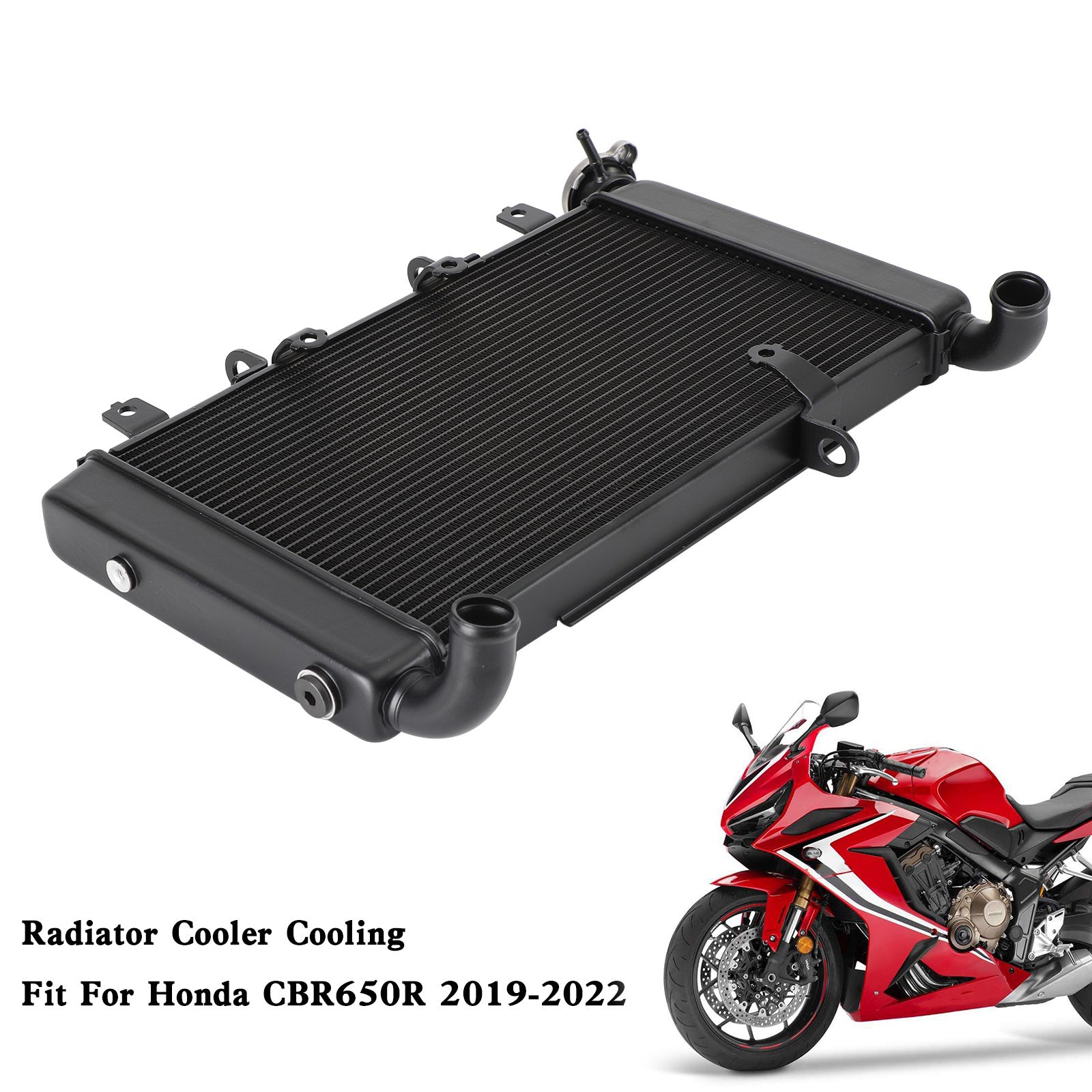 Honda CBR650R 2019-2023 Aluminium Engine Radiator Cooler Cooling