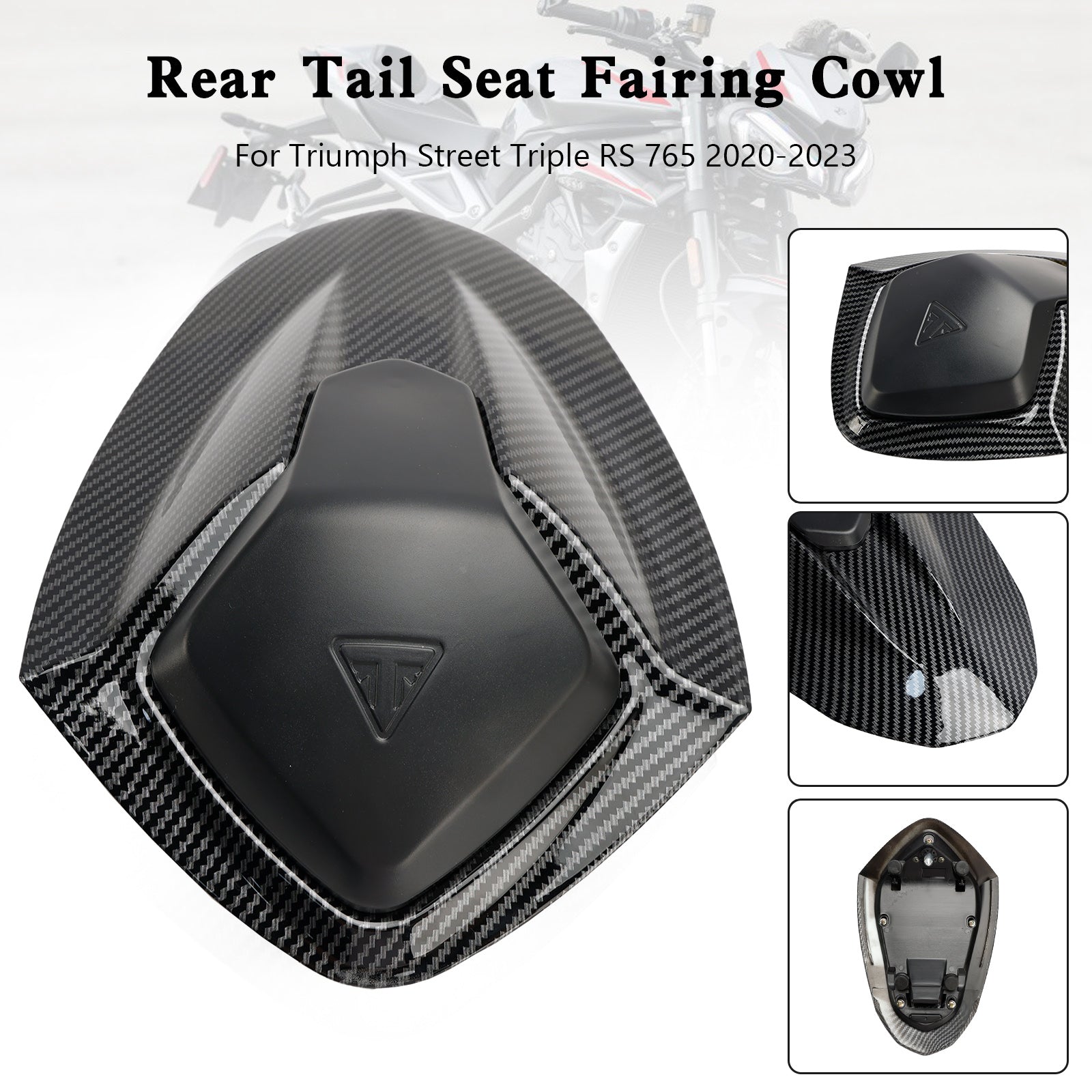 Street Triple RS 765 2020-2024 Rear Tail Seat Fairing Cowl Cover