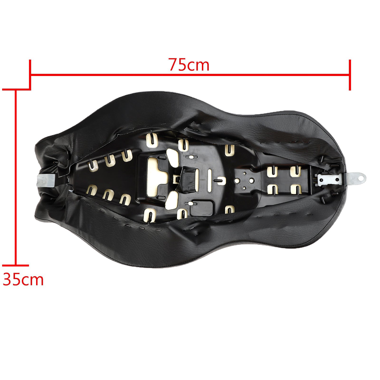 2004-2018 XL883N XL1200N 가죽 운전석 및 조수석 2인승 (검정색)
