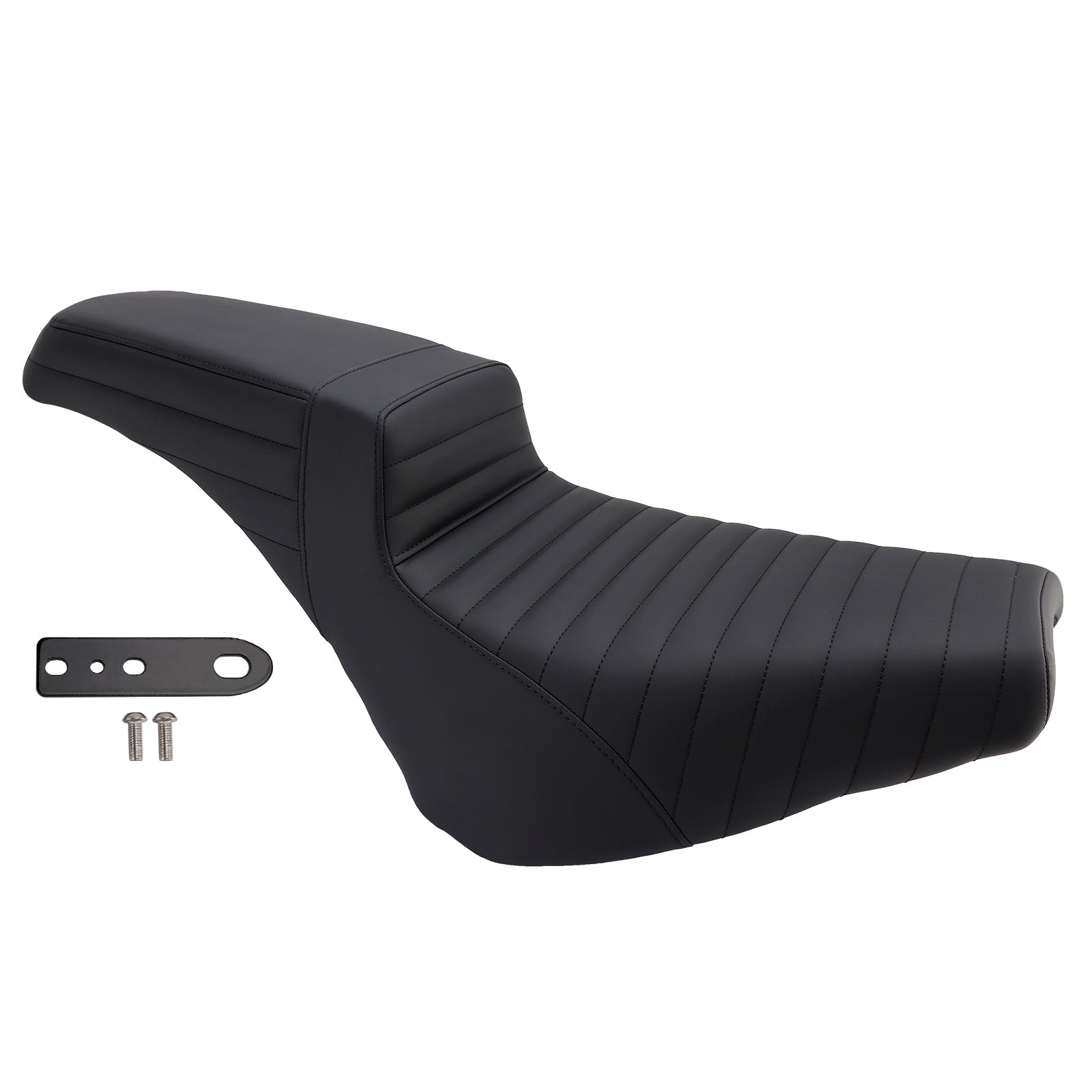 2021-2025 Street Bob 114 Softail Ribbed Complete Cushion Rider Passenger Seat