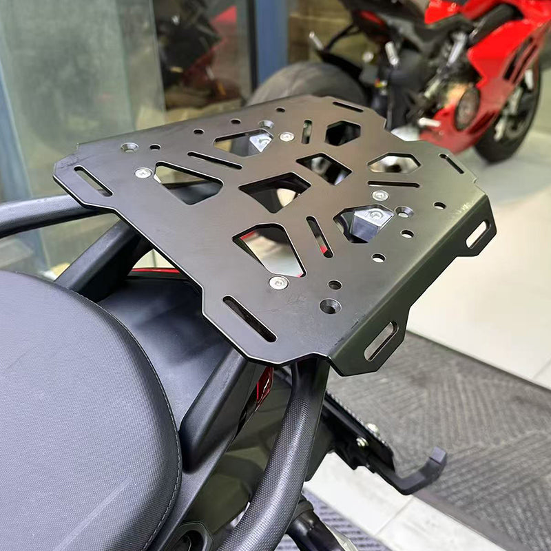 Aluminum Rear Carrier Top Rack Luggage Plate For 2022-2025 Ducati Multistrada V4