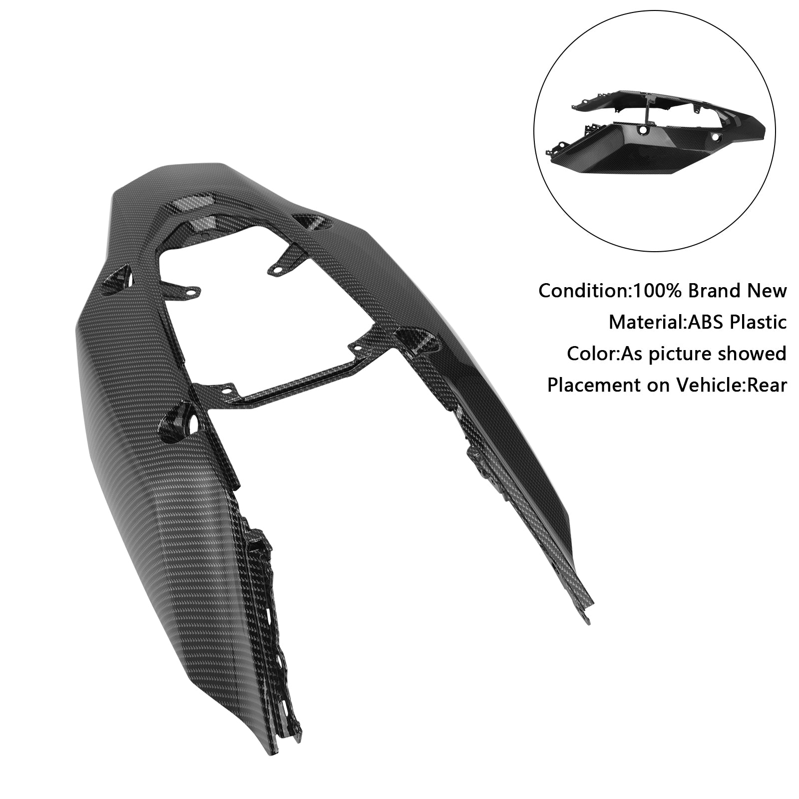 Fairing Tail Seat Unit Rear For 2019-2024 Yamaha Tenere 700 (Not Suitable Tenere 700 World Raid)