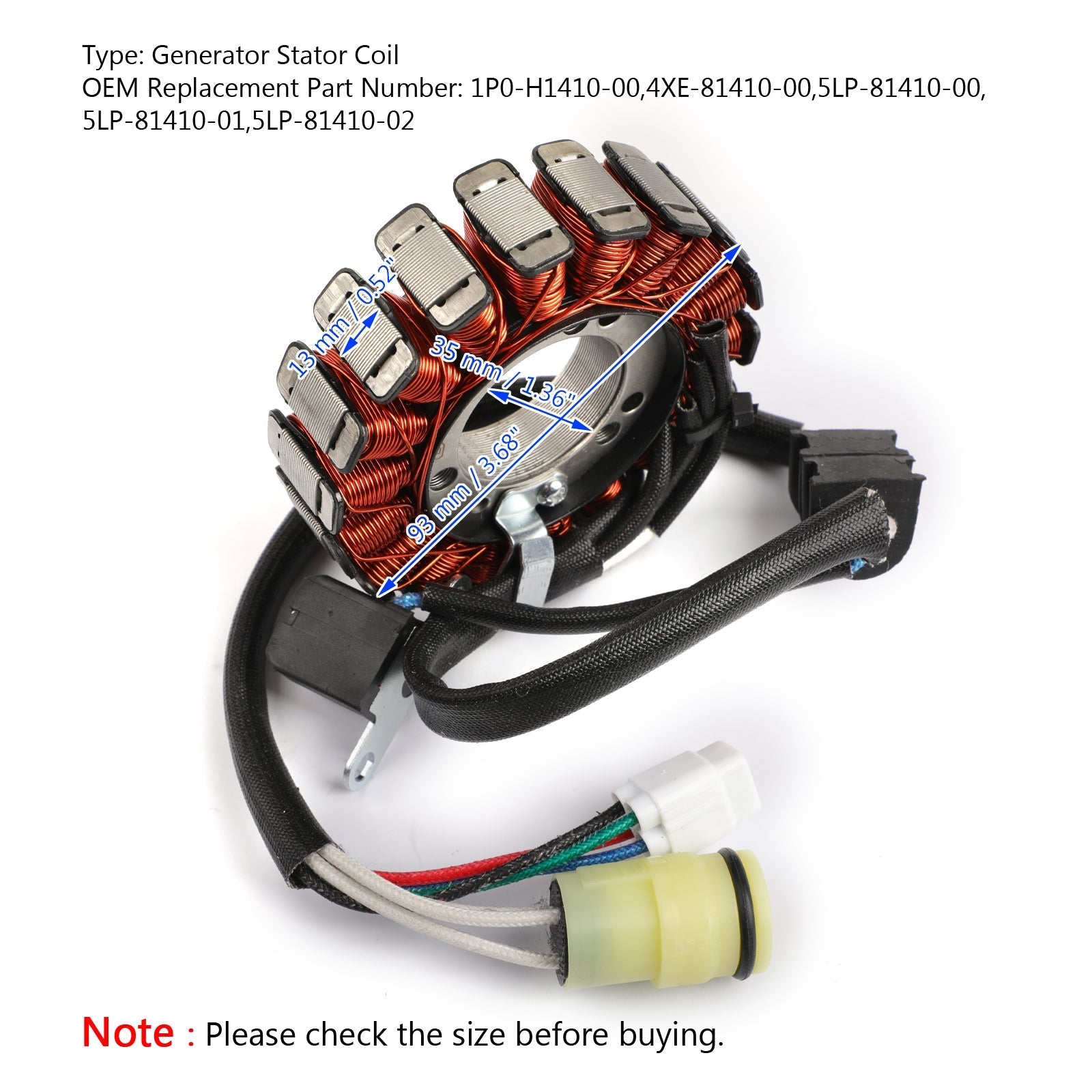 Estator P/ Yamaha Big Bear 250 Yfm250 Bruin Yfm660 Raptor