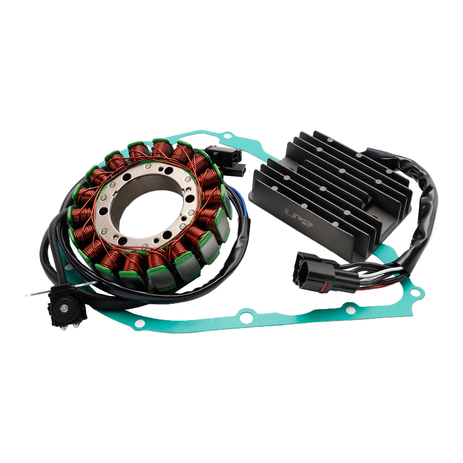 2001-2004 Suzuki VL800 Intruder Volusia Magneto Stator+Voltage Rectifier+Gasket