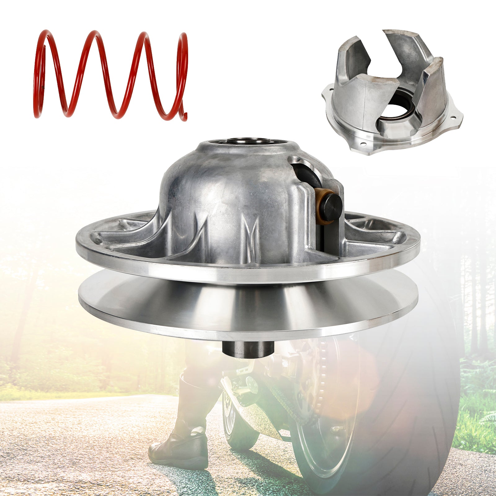 Polaris Ranger 800 Sportsman 2005-2014 리어 컴플리트 클러치 세컨더리 바리에이터