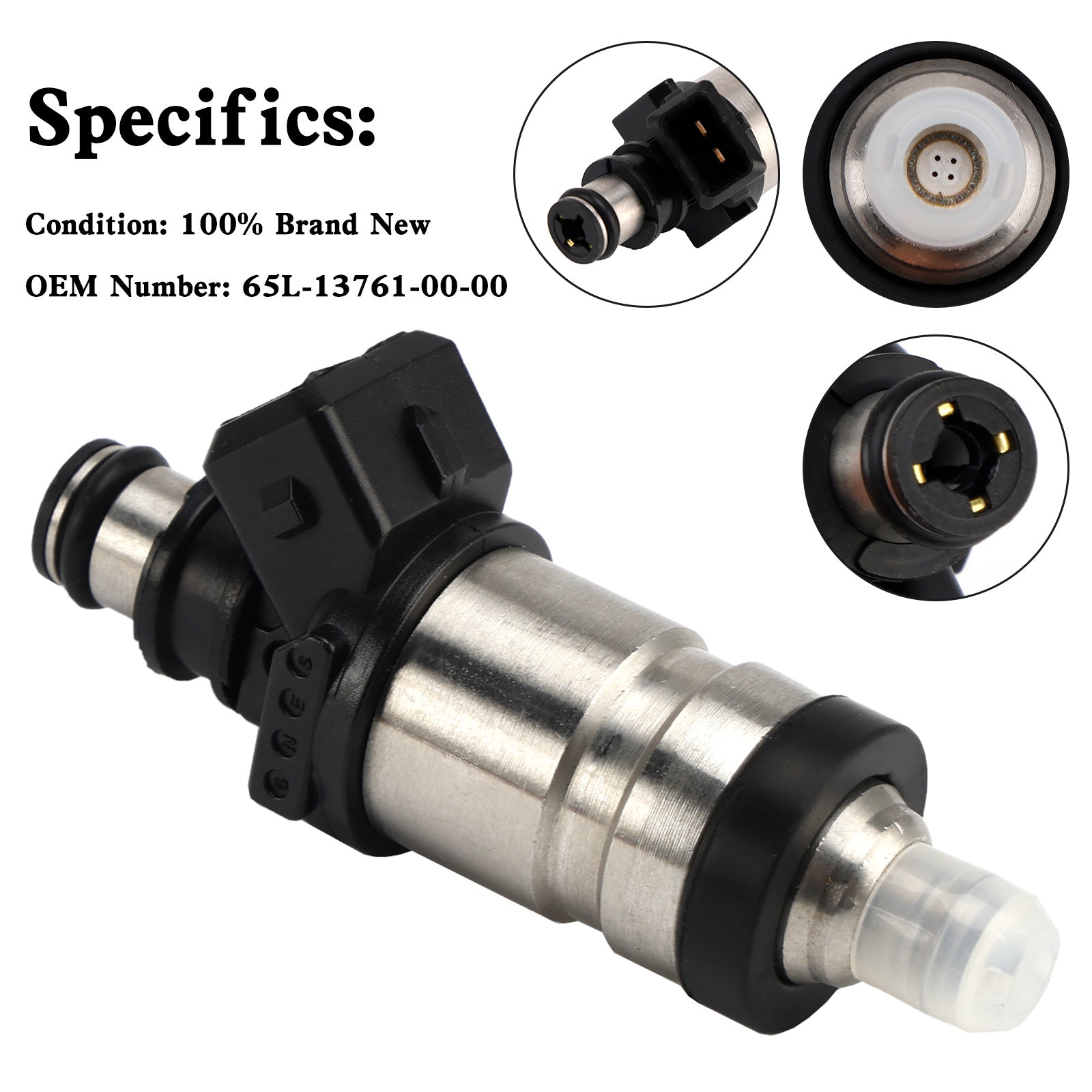 Yamaha 150/200/225 HP 2 Stroke Fuel Injector 65L-13761-00-00