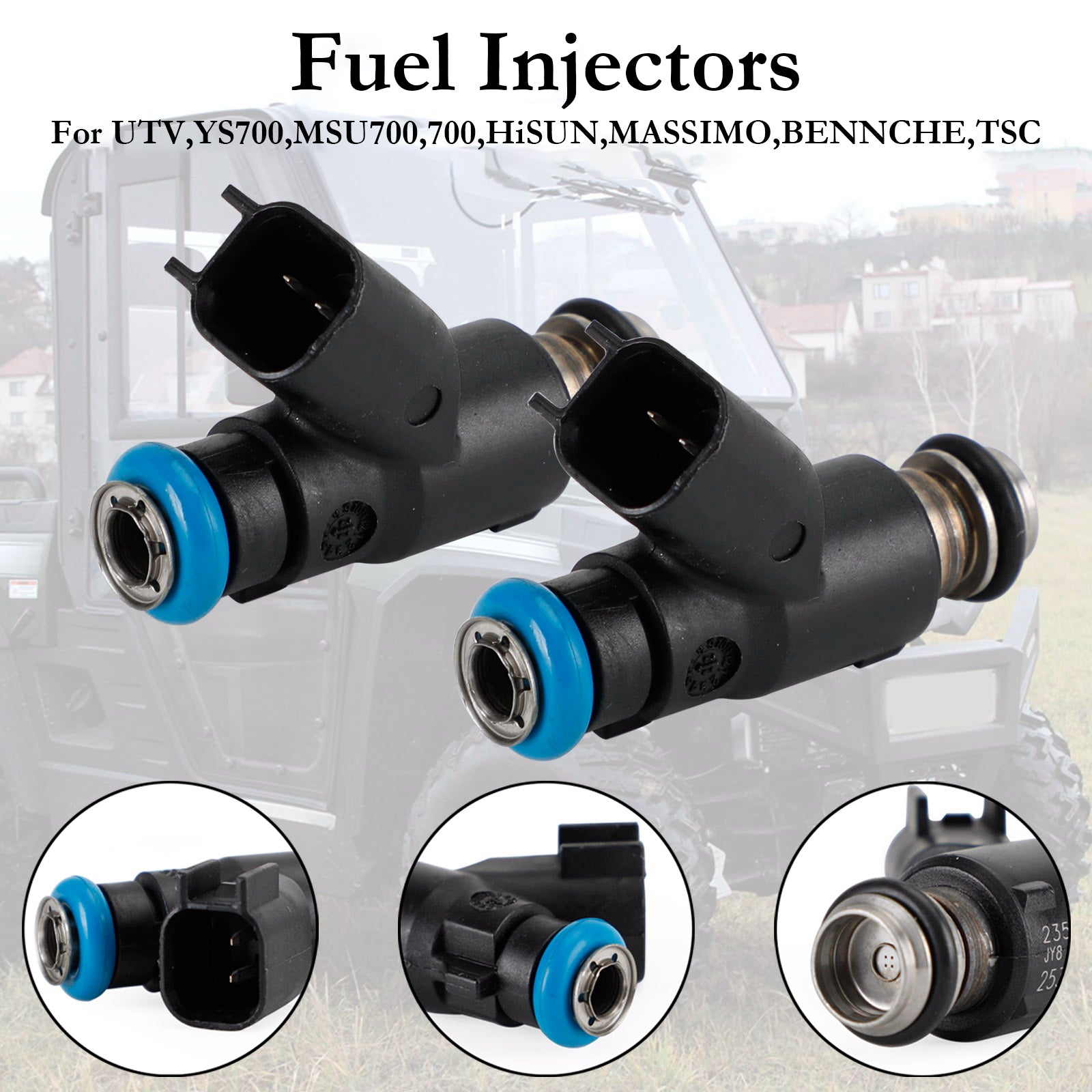 HiSun EFI 700 ATV UTV 25377439 Fuel Injector 2PCS