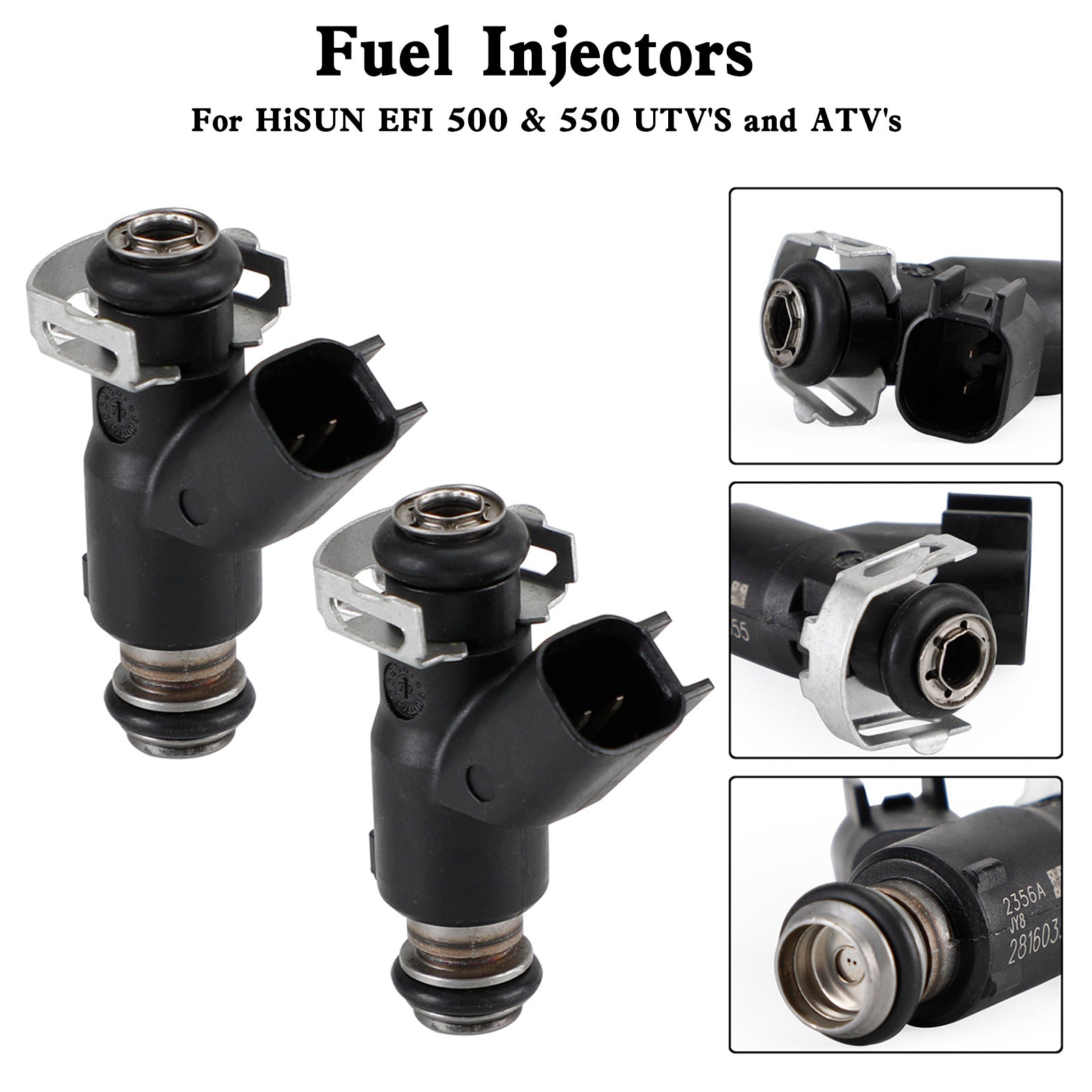 HiSun EFI UTV550 MSU500 HS500 28160355 연료 분사기 16400-004C-0000 2개