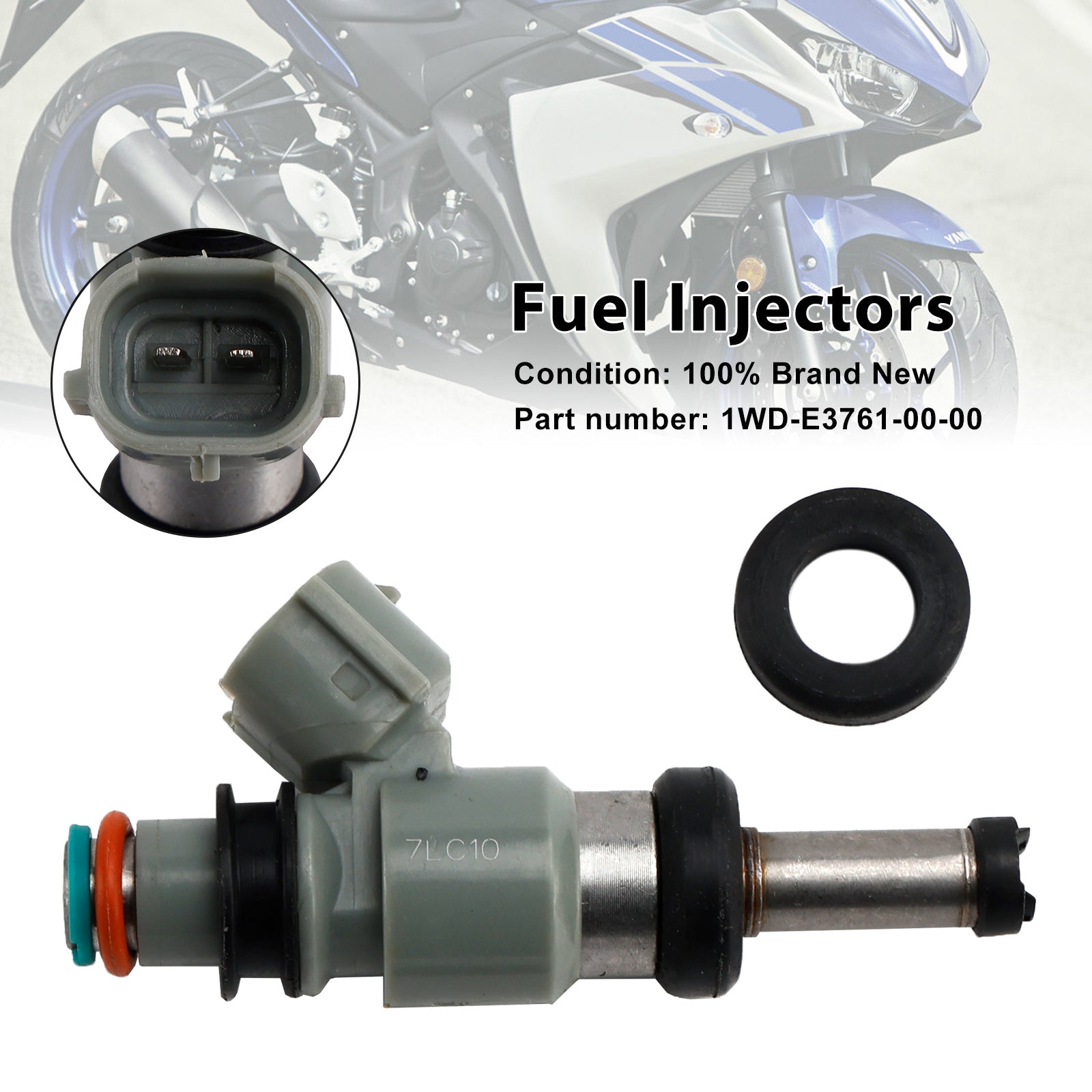 1WD-E3761-00-00 Fuel Injectors For Yamaha YZF-R3 2015-2022