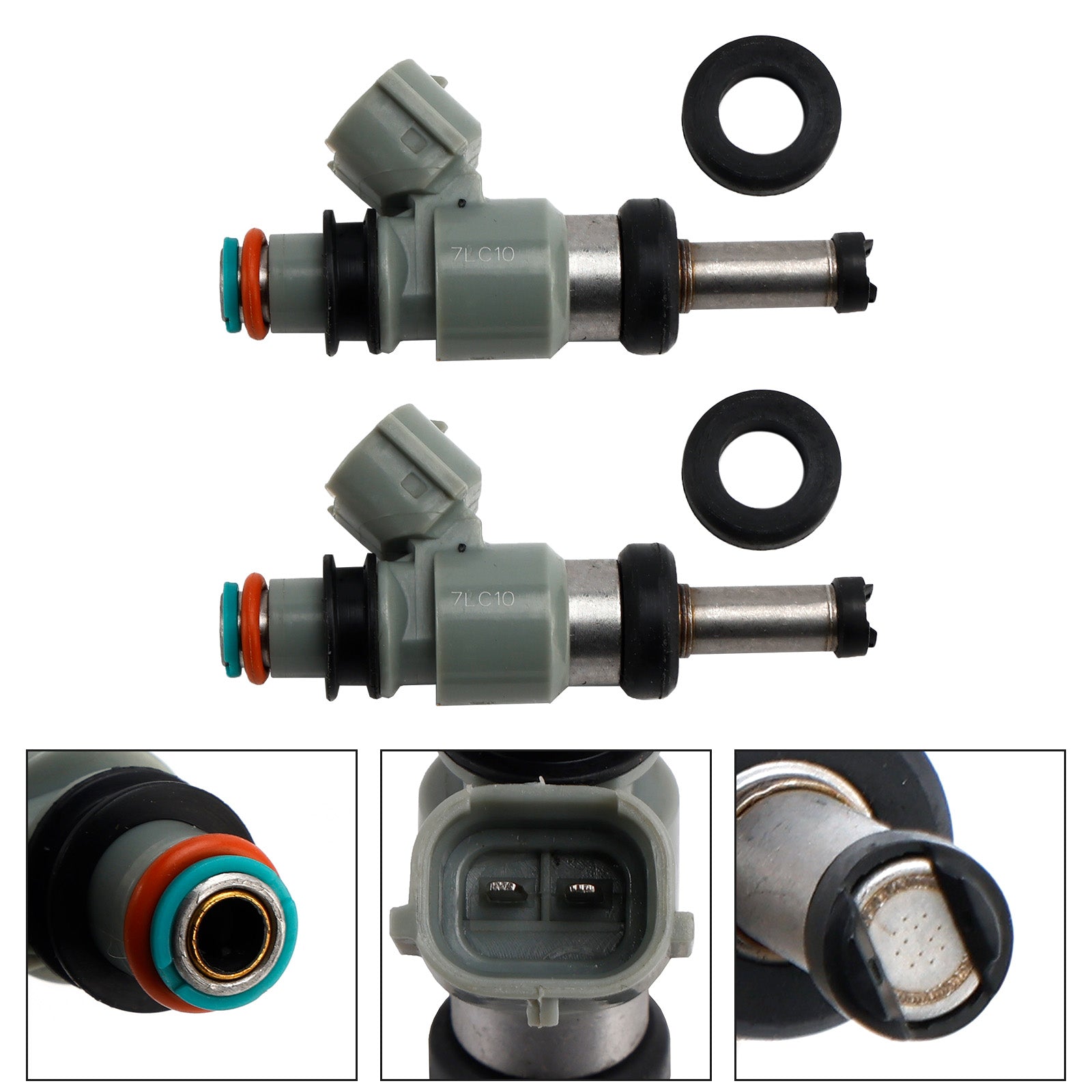 2PCS 1WD-E3761-00-00 Fuel Injectors For Yamaha YZF-R3 2015-2022