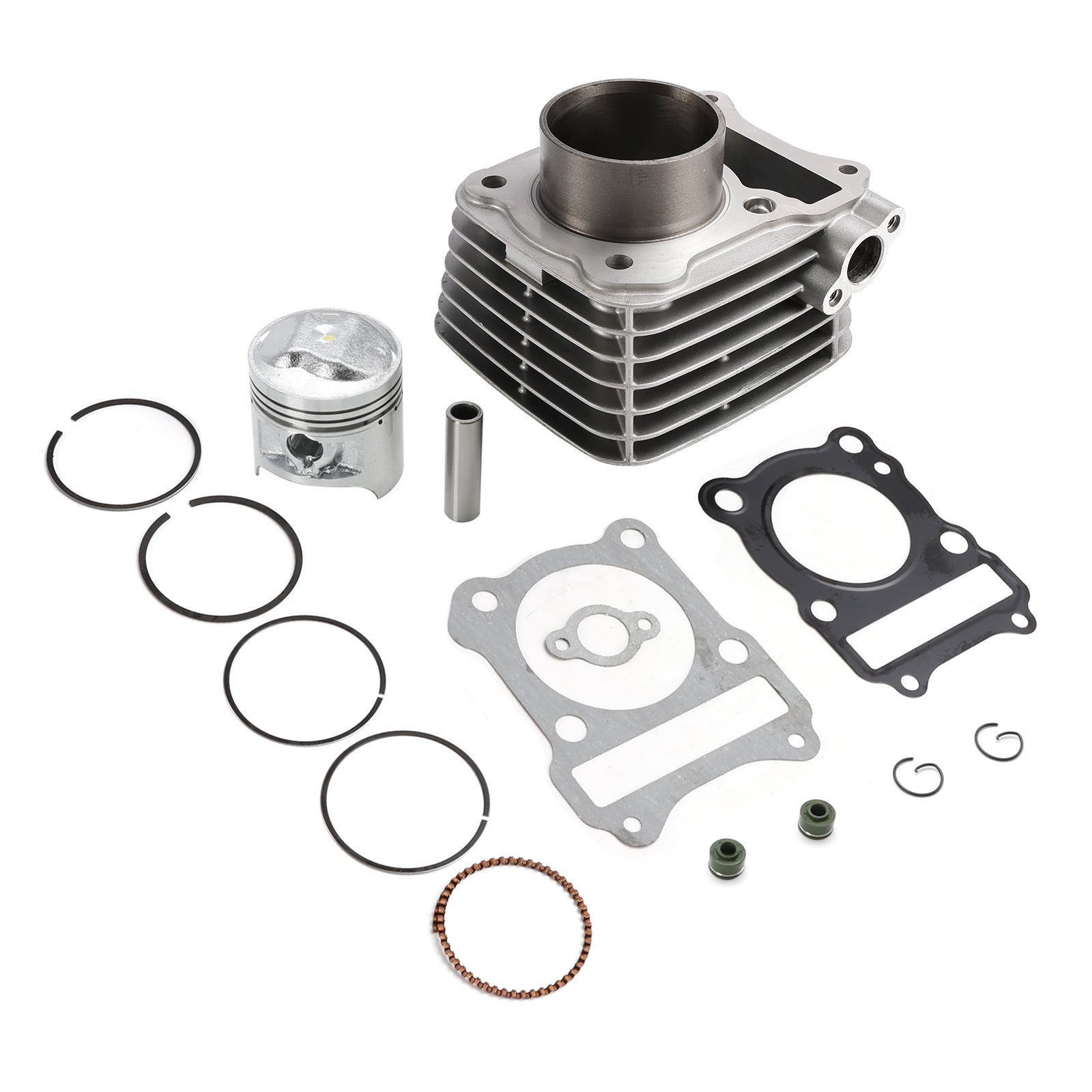 125cc Cylinder Domed Piston Kit For Suzuki GN 125 1994-2001 GS 125 1982-1999