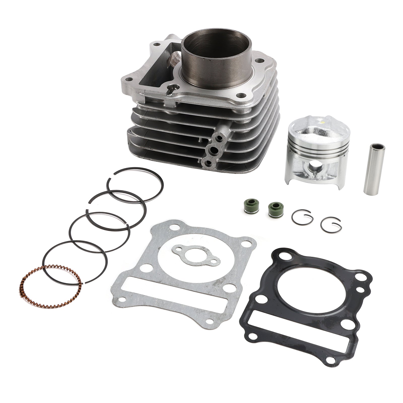 125cc Cylinder Domed Piston Kit For Suzuki GN 125 1994-2001 GS 125 1982-1999